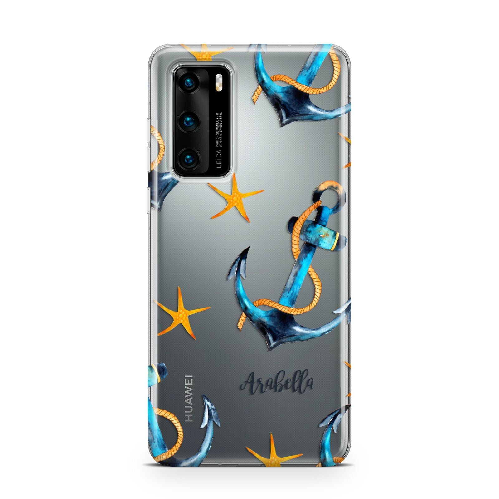 Personalised Nautical Huawei P40 Phone Case