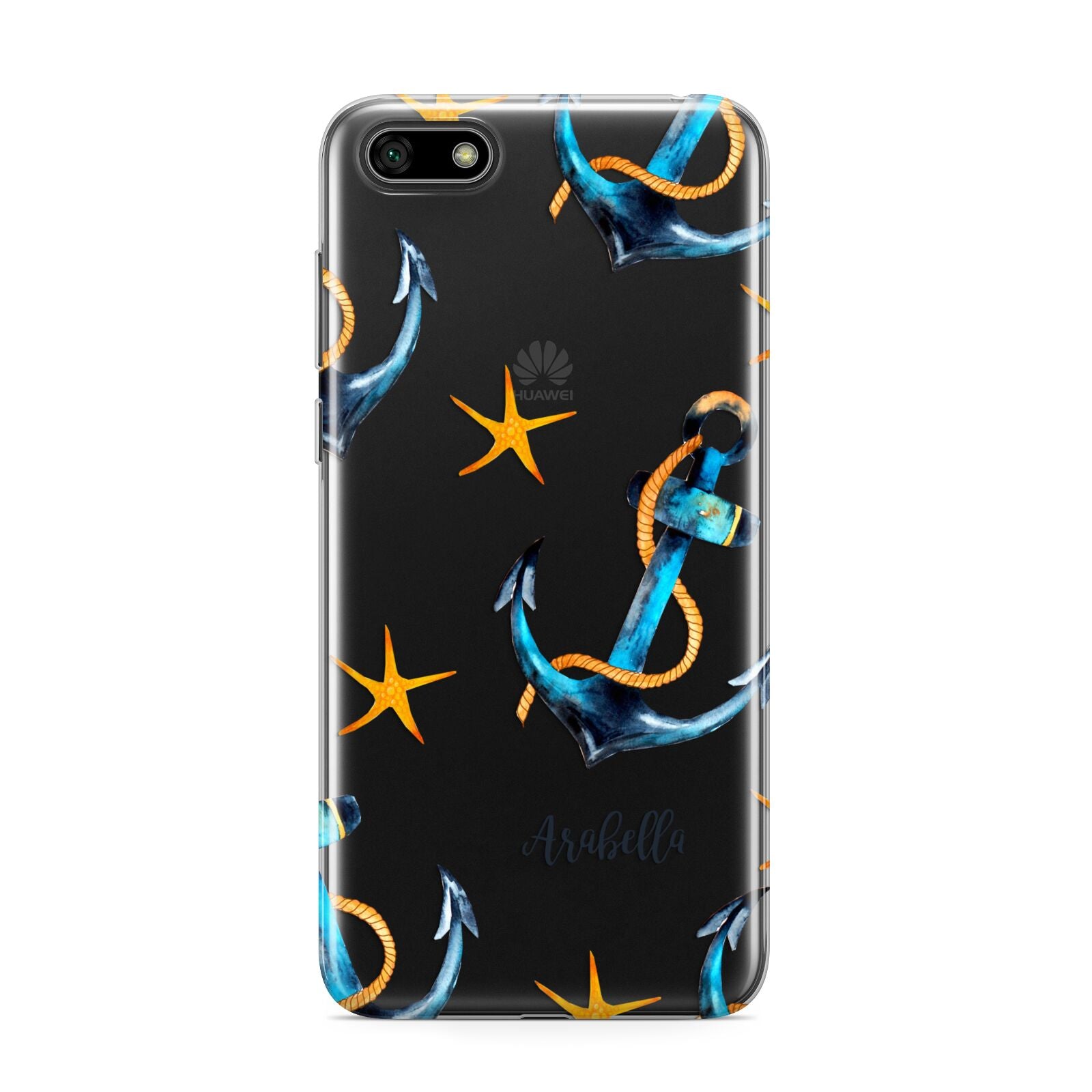 Personalised Nautical Huawei Y5 Prime 2018 Phone Case