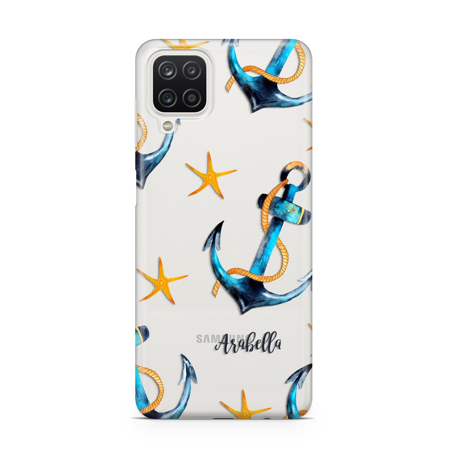 Personalised Nautical Samsung A12 Case