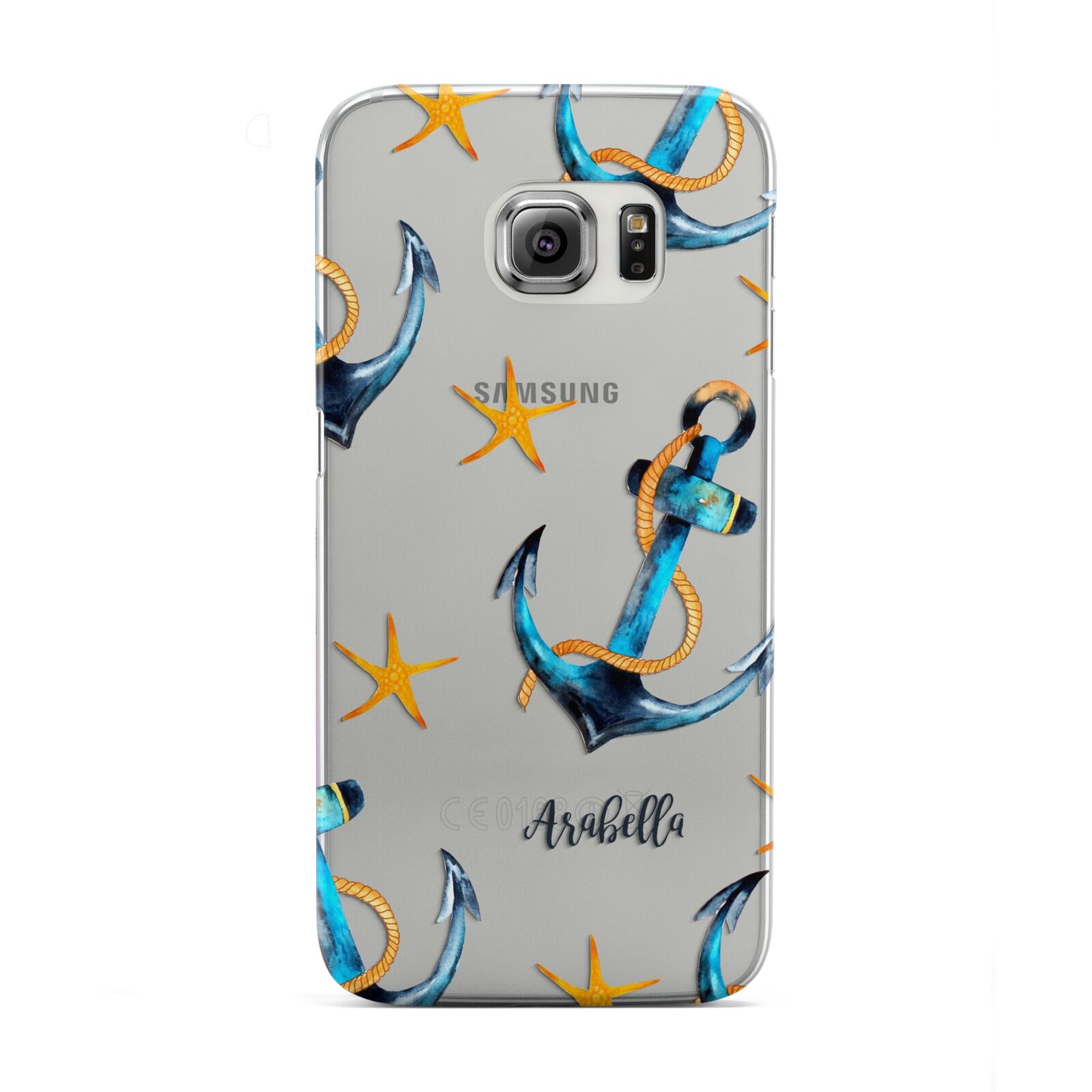 Personalised Nautical Samsung Galaxy S6 Edge Case