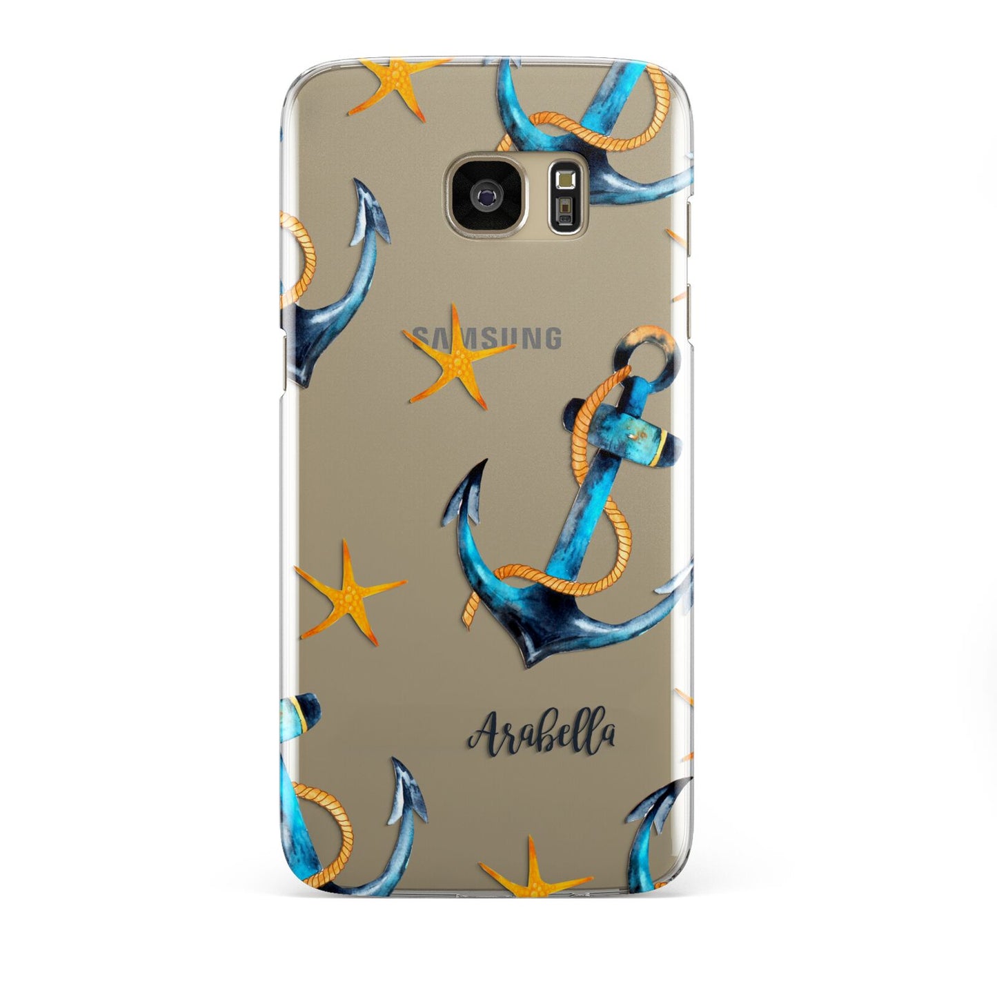 Personalised Nautical Samsung Galaxy S7 Edge Case