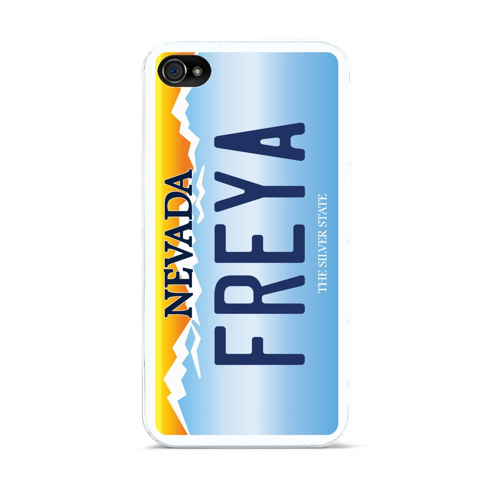 Personalised Nevada License Plate Apple iPhone 4s Case