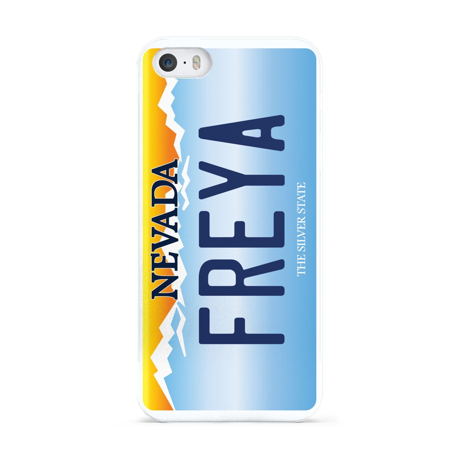 Personalised Nevada License Plate Apple iPhone 5 Case