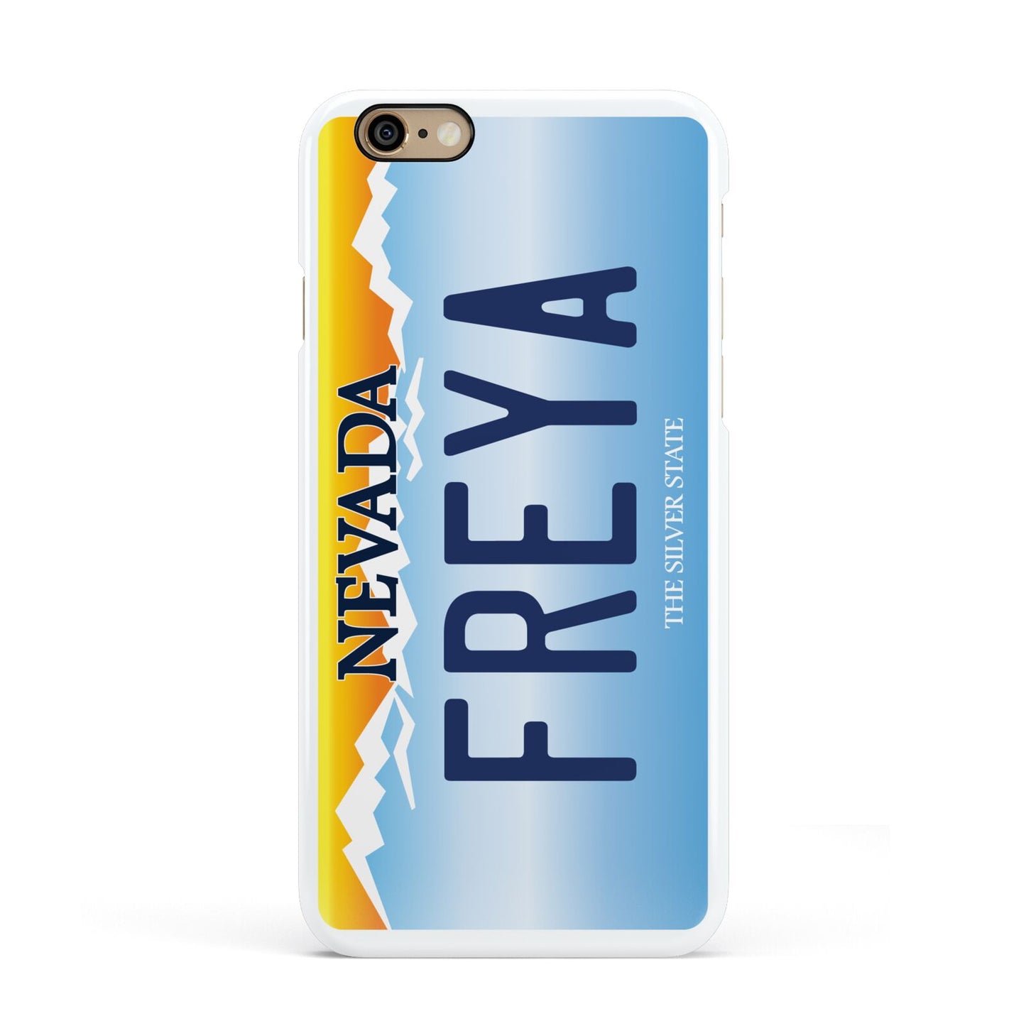 Personalised Nevada License Plate Apple iPhone 6 3D Snap Case