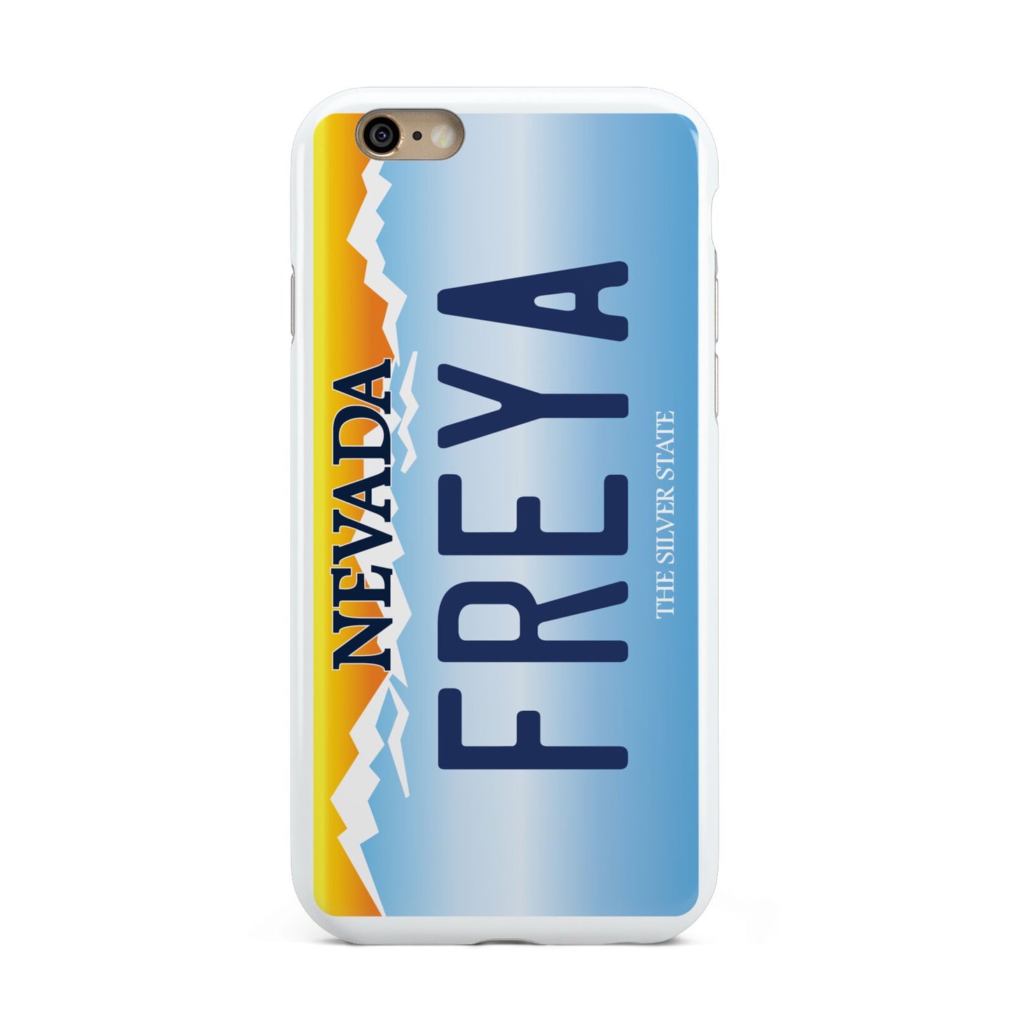 Personalised Nevada License Plate Apple iPhone 6 3D Tough Case