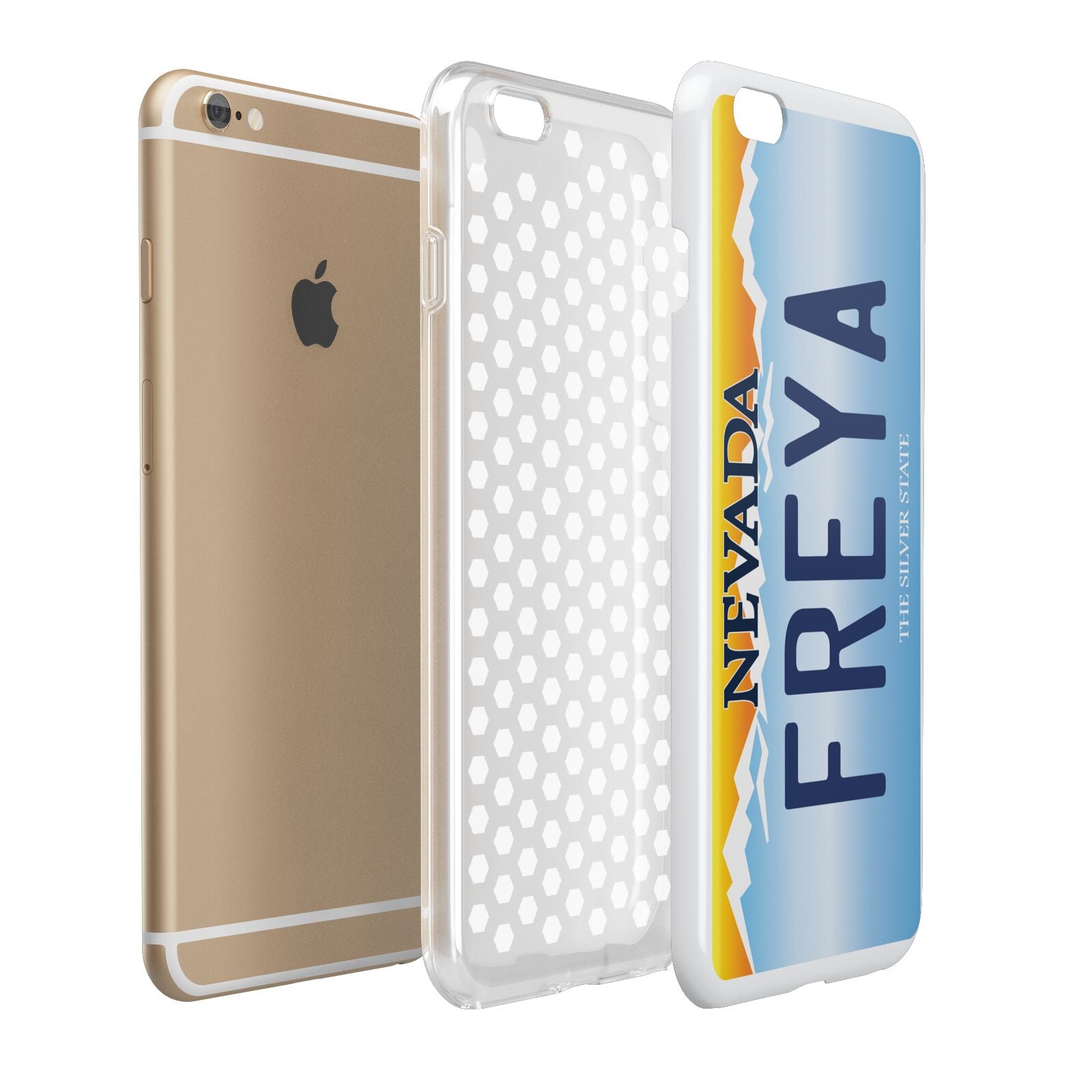 Personalised Nevada License Plate Apple iPhone 6 Plus 3D Tough Case Expand Detail Image