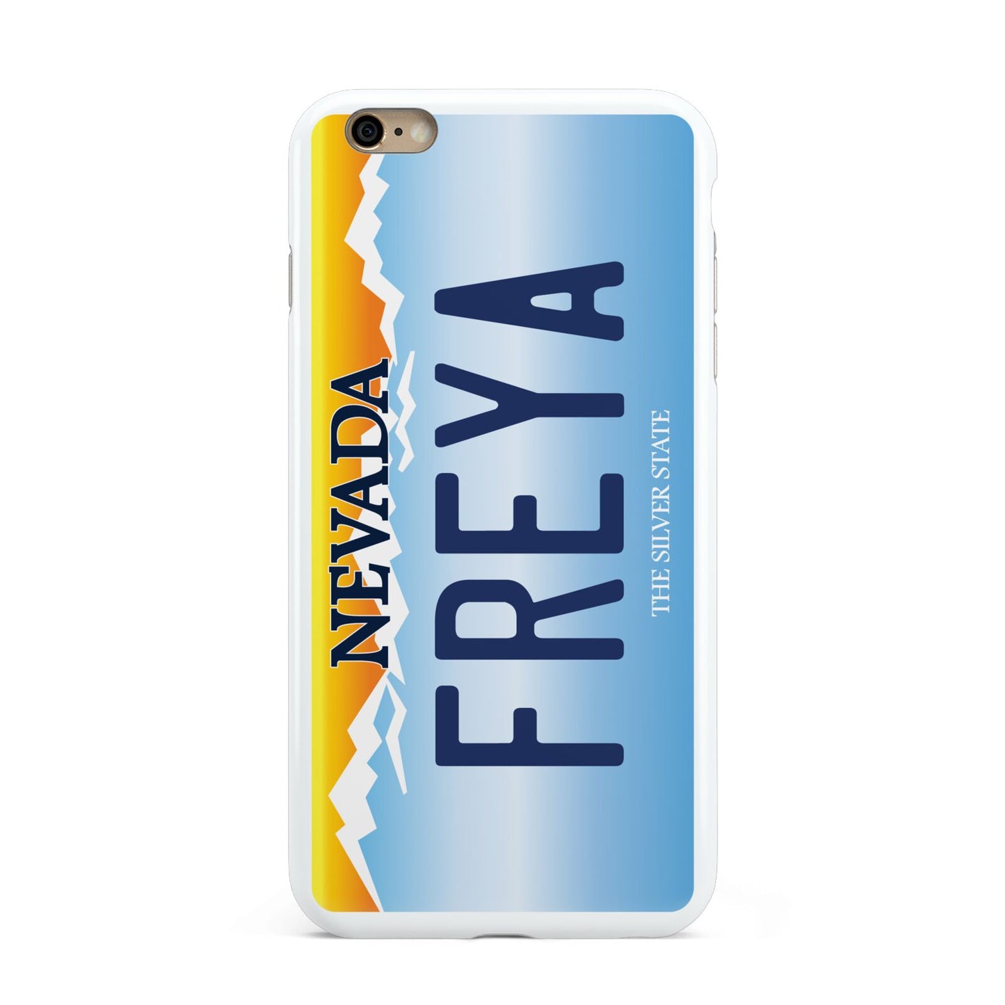 Personalised Nevada License Plate Apple iPhone 6 Plus 3D Tough Case