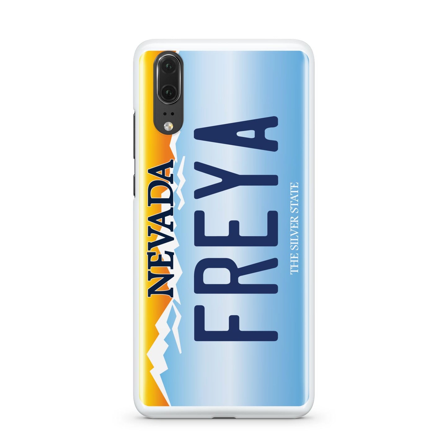 Personalised Nevada License Plate Huawei P20 Phone Case