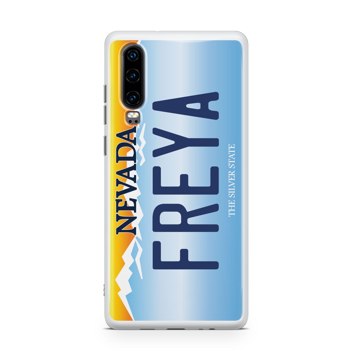 Personalised Nevada License Plate Huawei P30 Phone Case