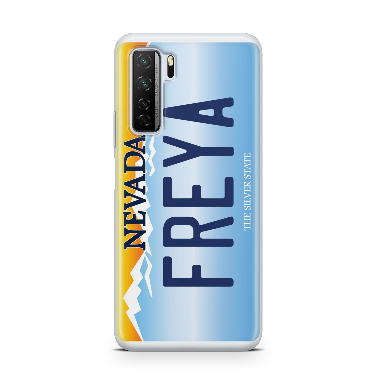 Personalised Nevada License Plate Huawei P40 Lite 5G Phone Case