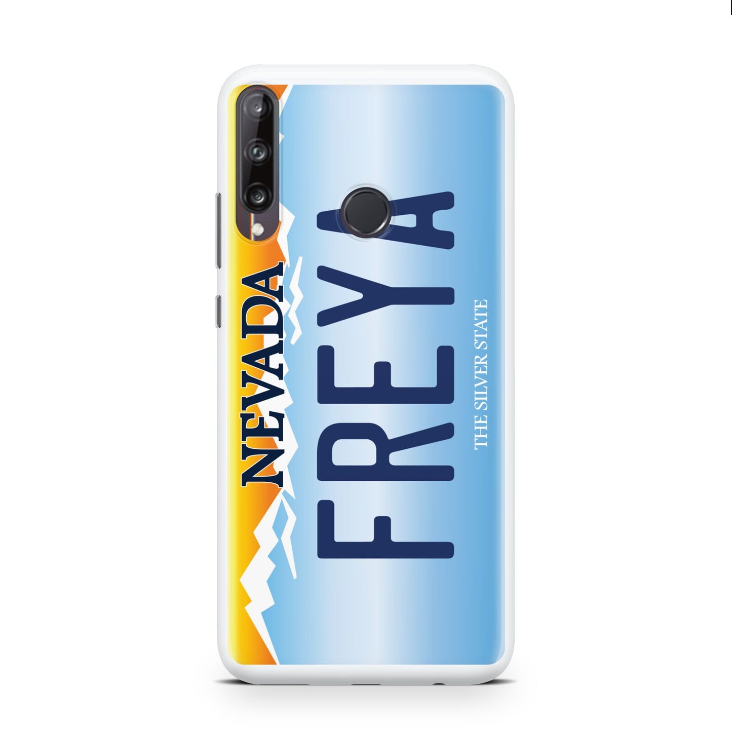 Personalised Nevada License Plate Huawei P40 Lite E Phone Case