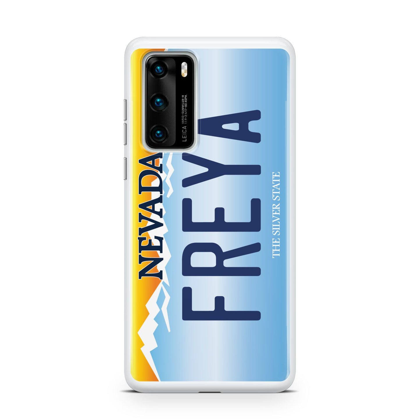 Personalised Nevada License Plate Huawei P40 Phone Case