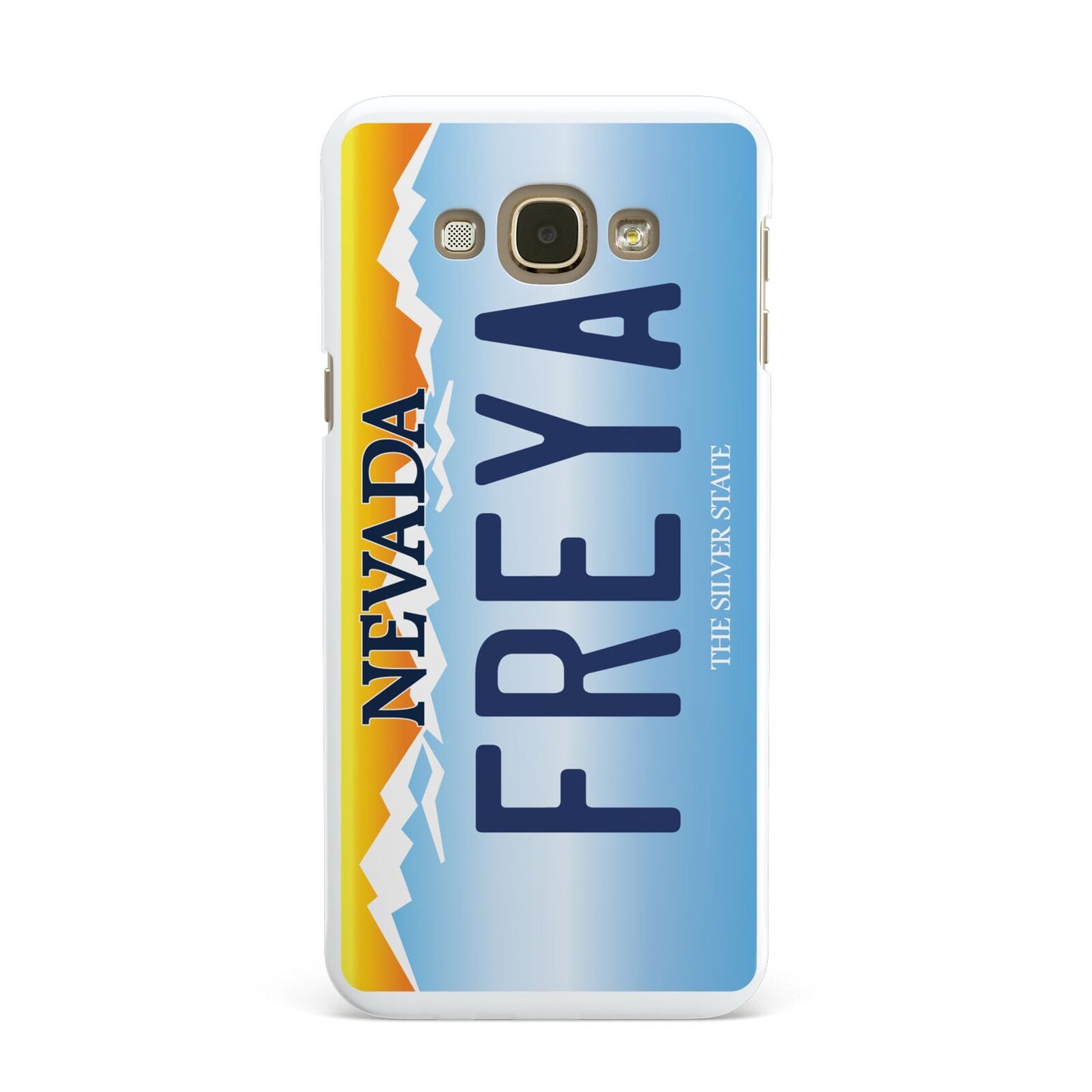 Personalised Nevada License Plate Samsung Galaxy A8 Case