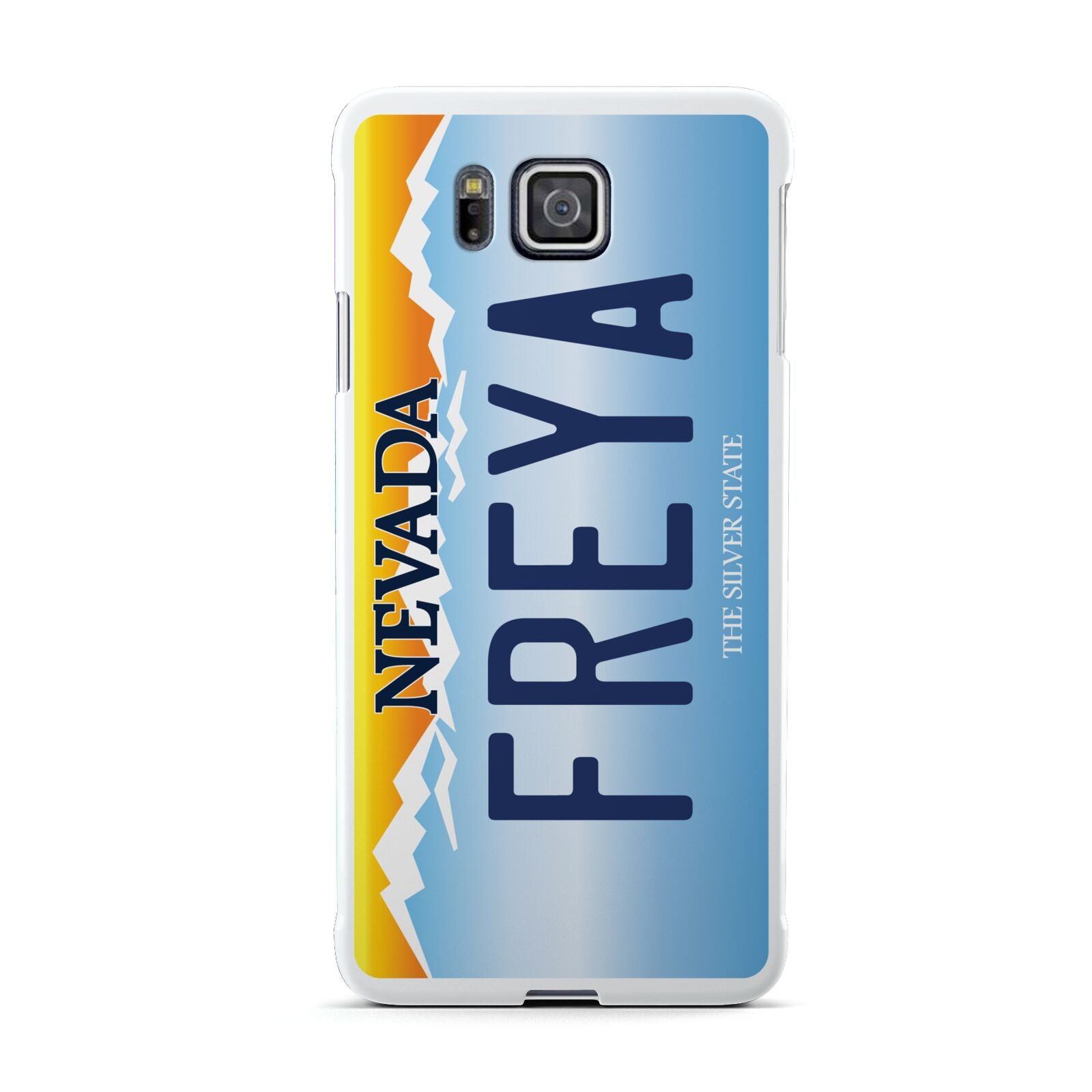 Personalised Nevada License Plate Samsung Galaxy Alpha Case