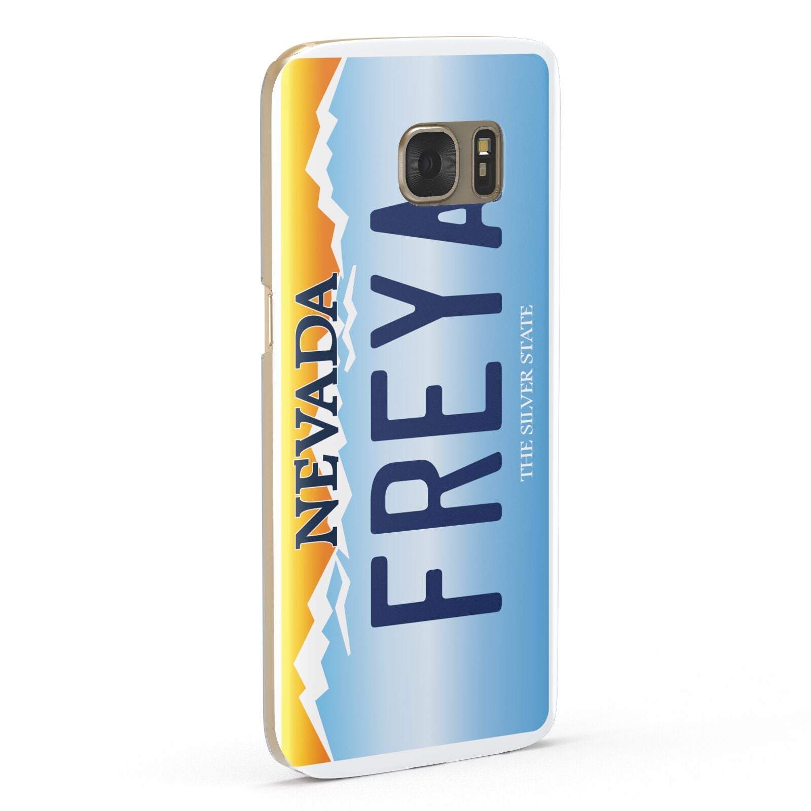 Personalised Nevada License Plate Samsung Galaxy Case Fourty Five Degrees