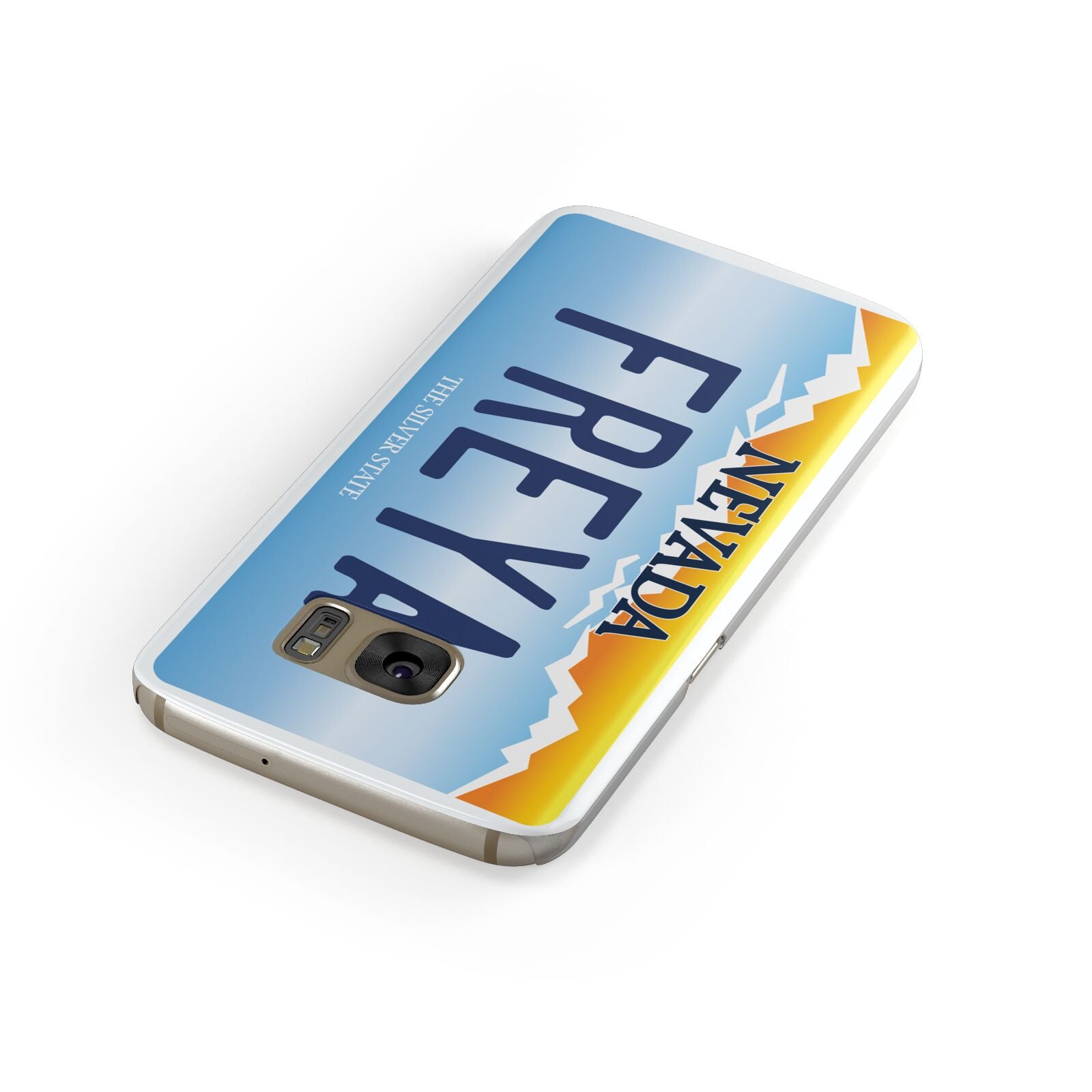 Personalised Nevada License Plate Samsung Galaxy Case Front Close Up