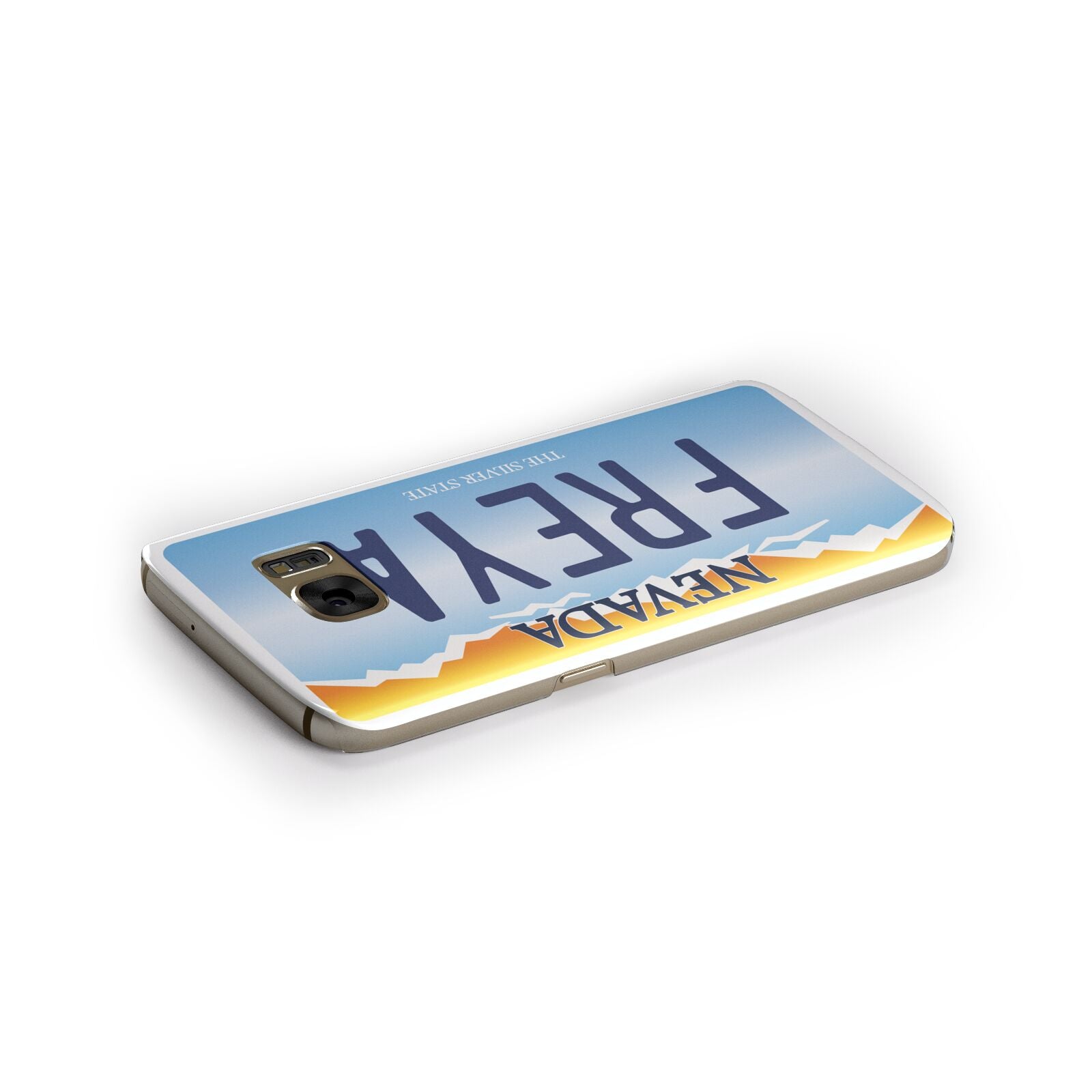 Personalised Nevada License Plate Samsung Galaxy Case Side Close Up