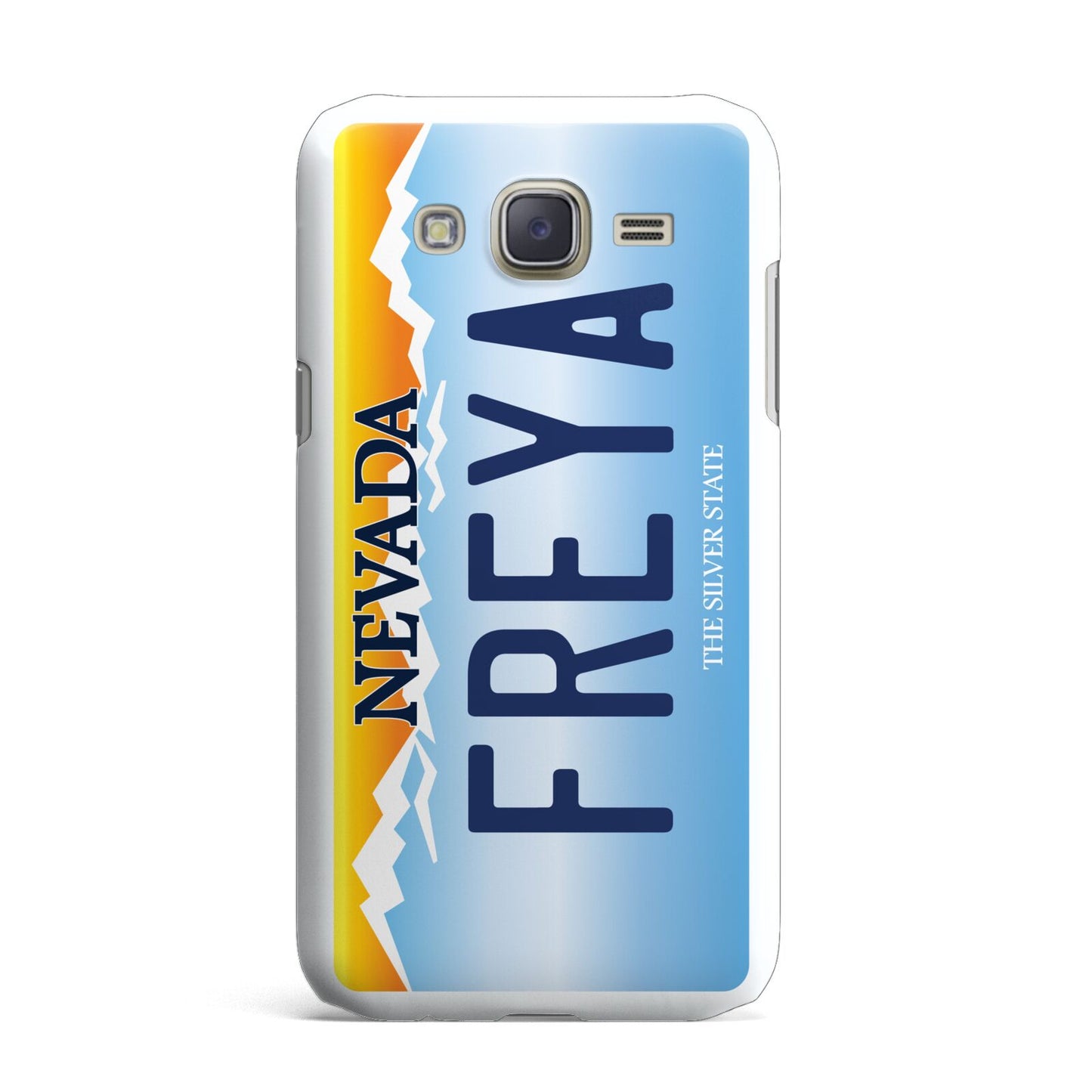 Personalised Nevada License Plate Samsung Galaxy J7 Case