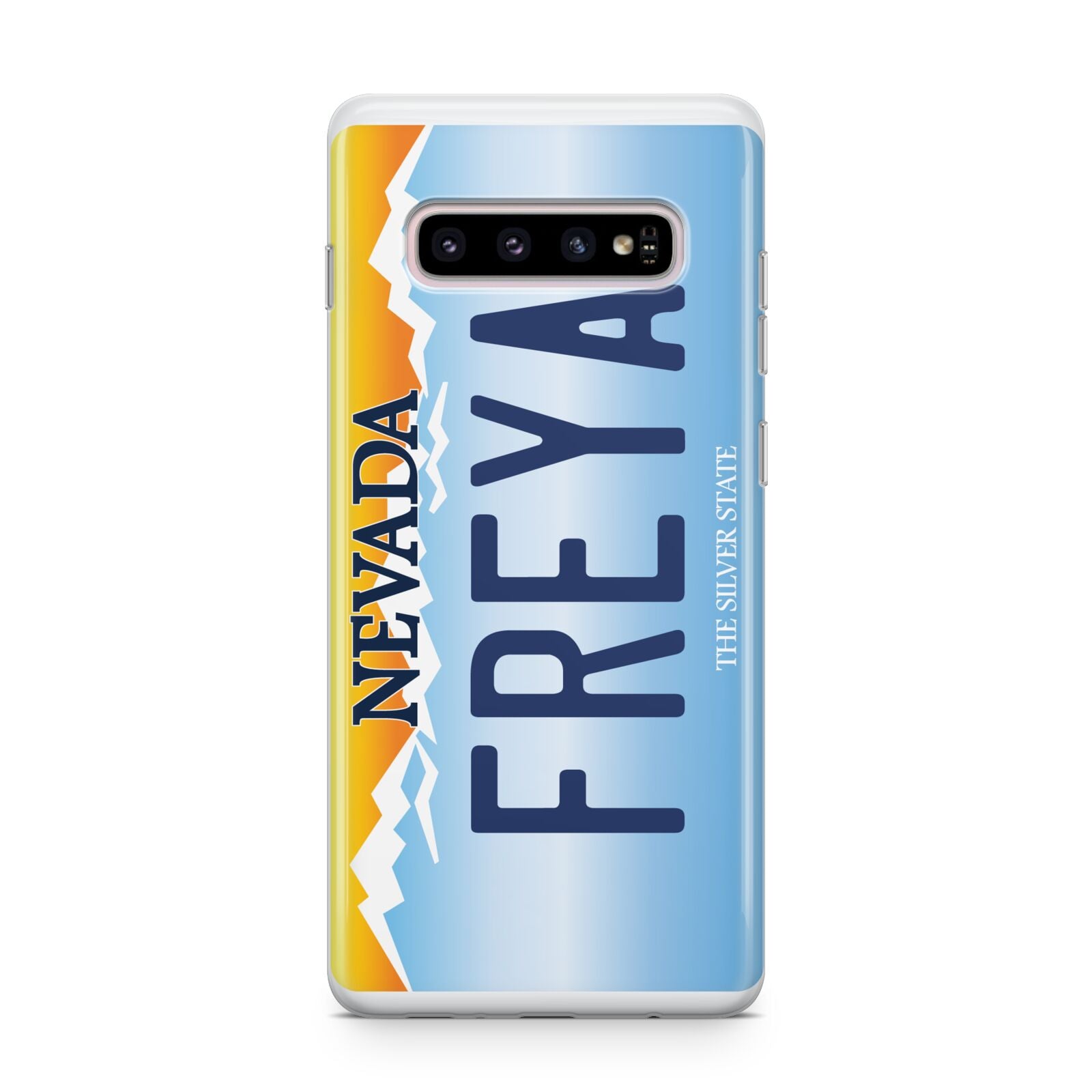 Personalised Nevada License Plate Samsung Galaxy S10 Plus Case