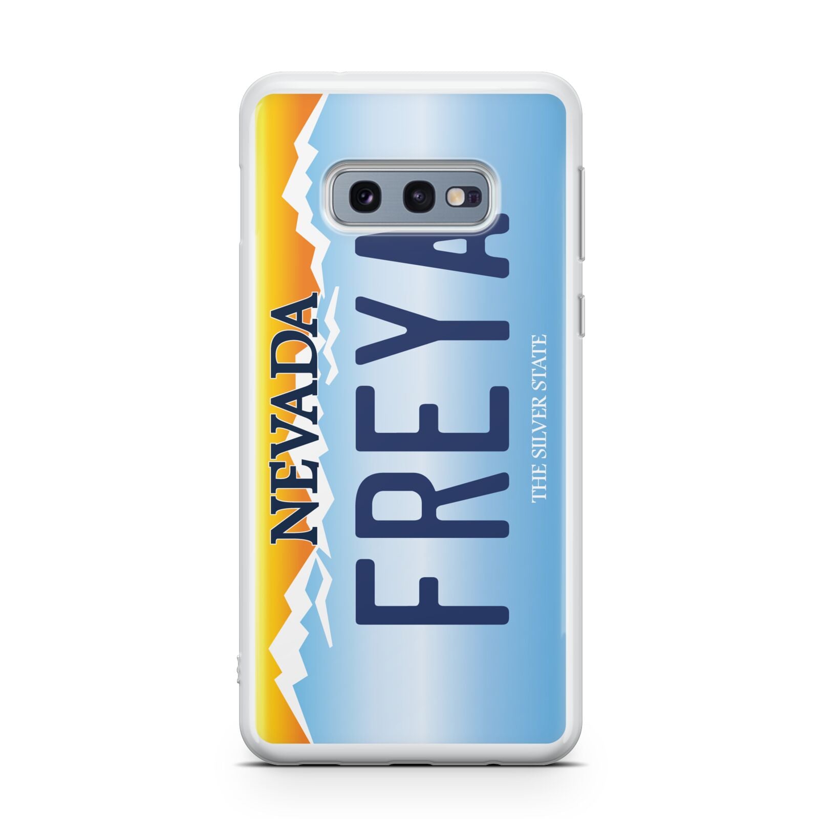 Personalised Nevada License Plate Samsung Galaxy S10E Case