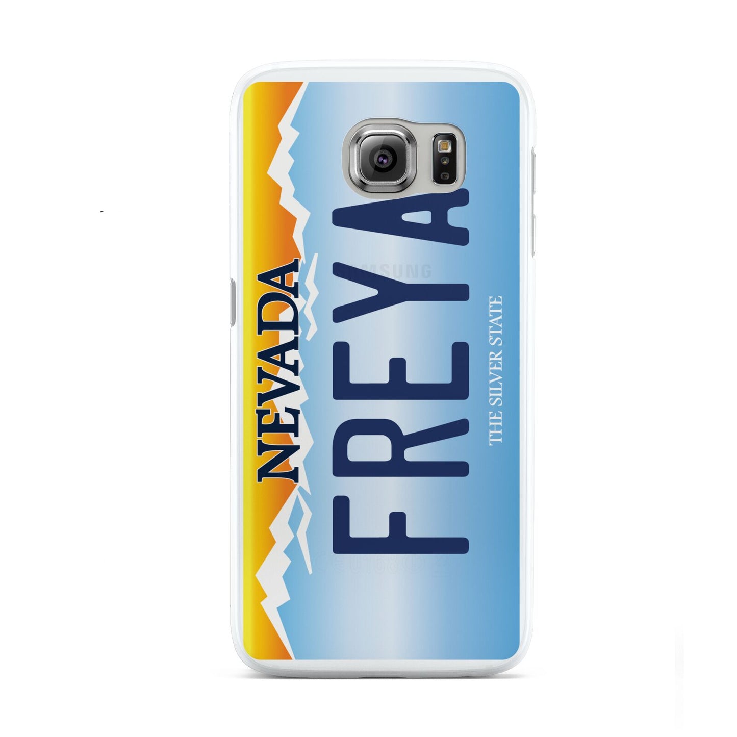 Personalised Nevada License Plate Samsung Galaxy S6 Case