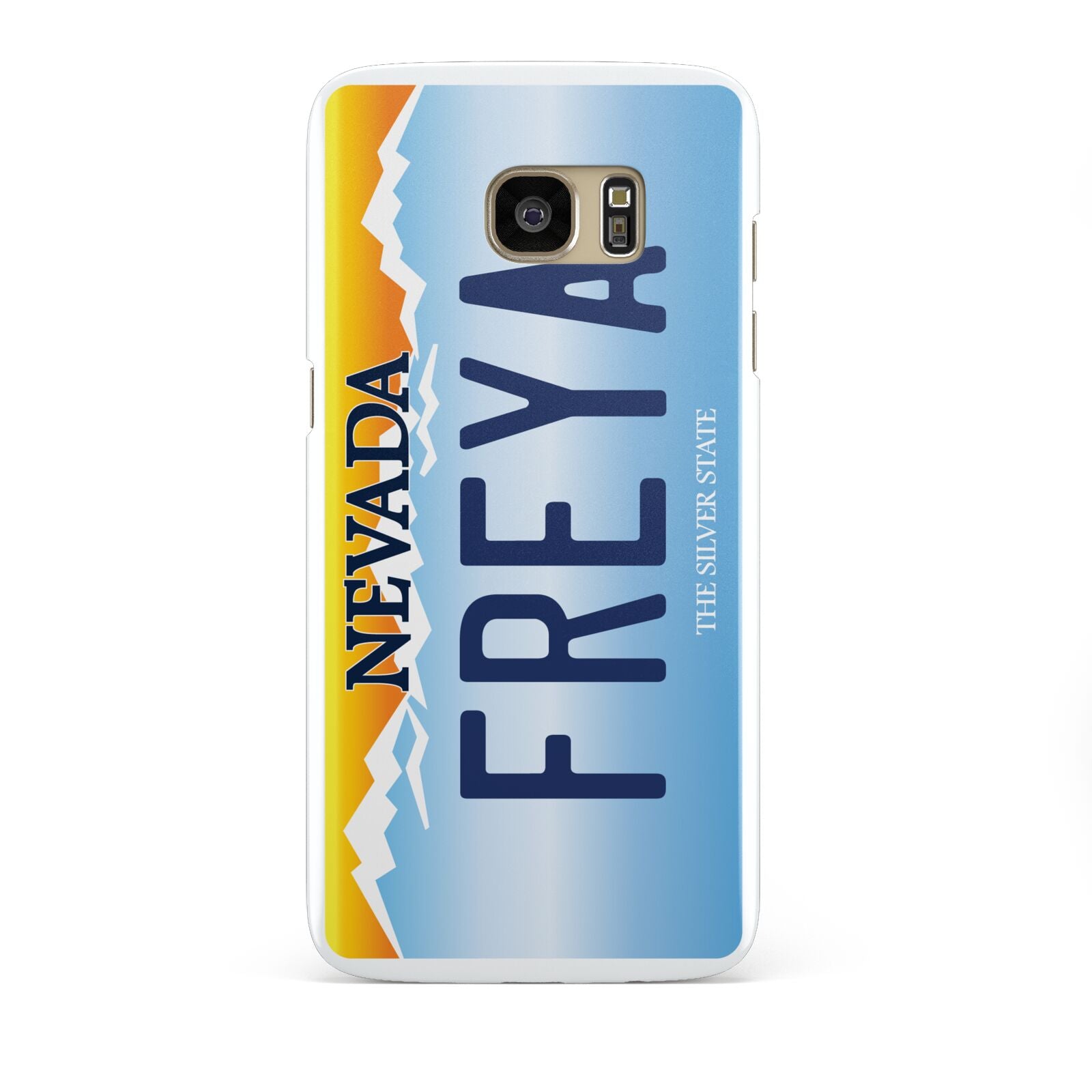 Personalised Nevada License Plate Samsung Galaxy S7 Edge Case