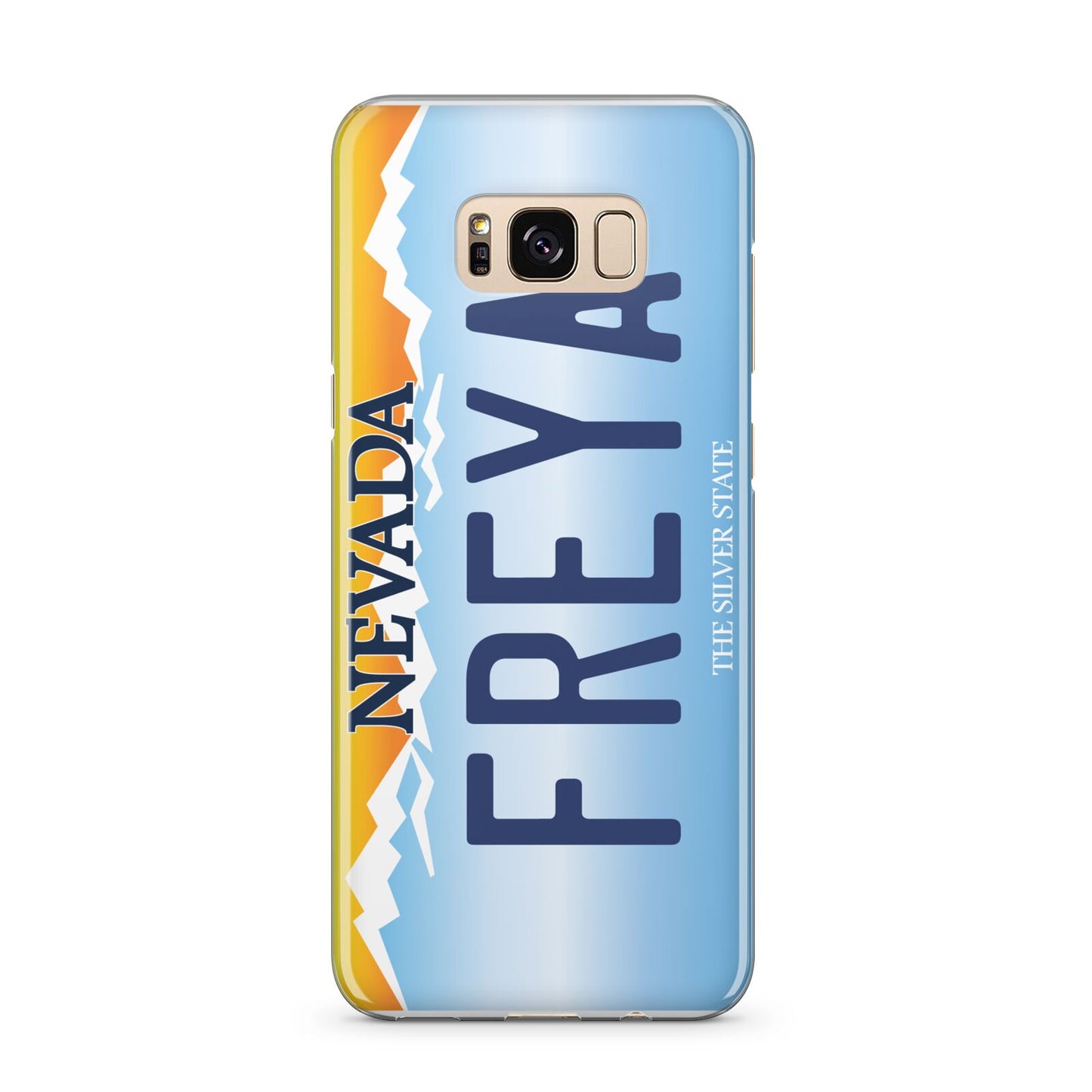 Personalised Nevada License Plate Samsung Galaxy S8 Plus Case