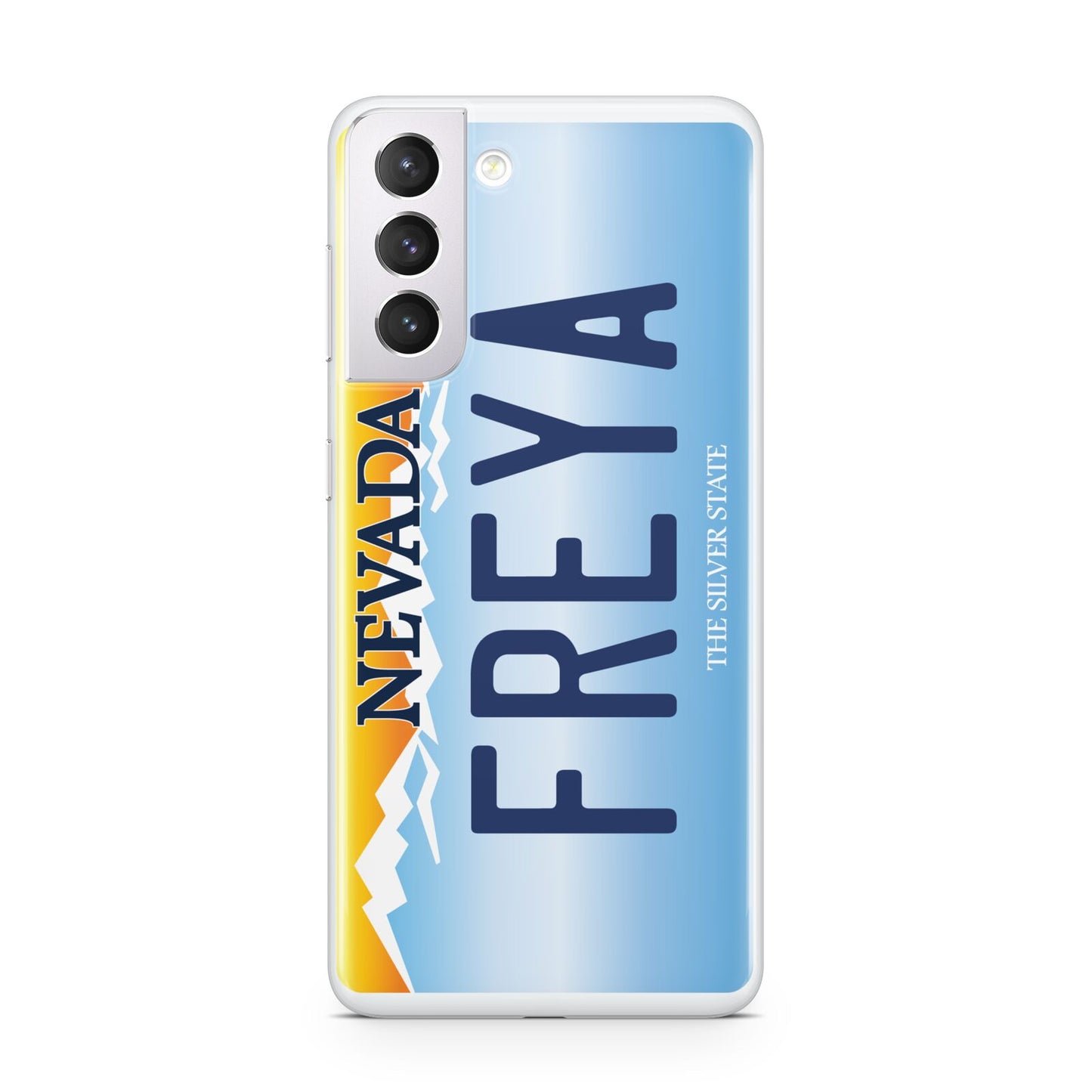 Personalised Nevada License Plate Samsung S21 Case