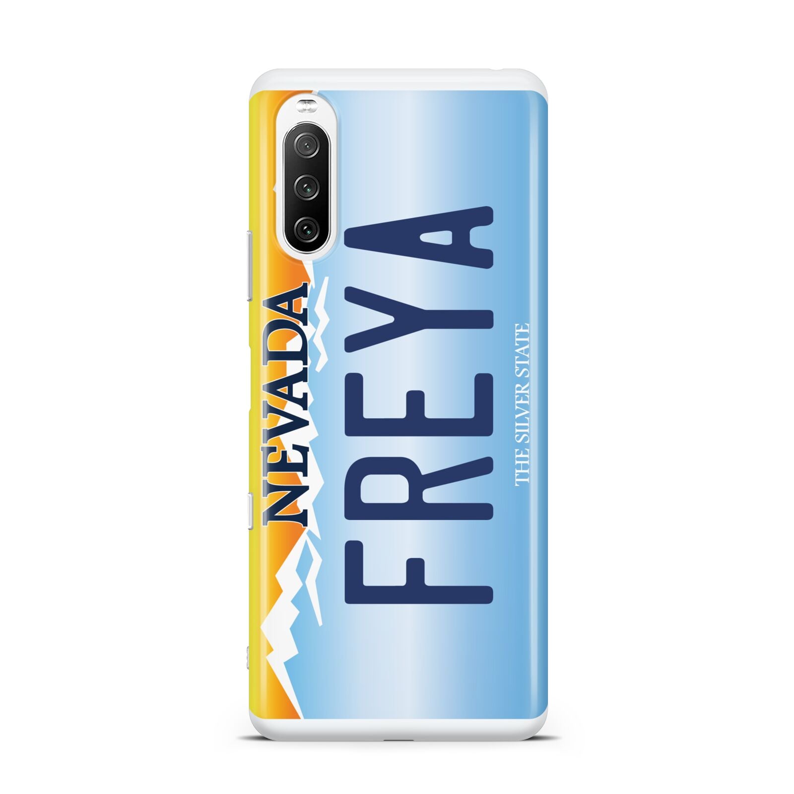 Personalised Nevada License Plate Sony Xperia 10 III Case