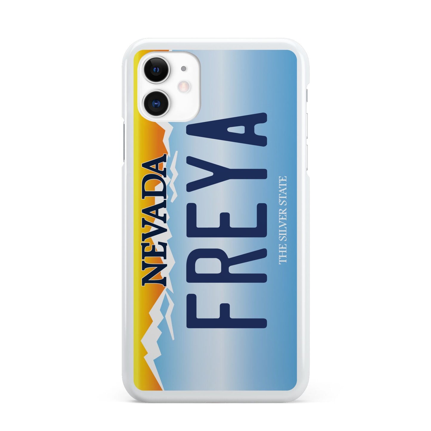 Personalised Nevada License Plate iPhone 11 3D Snap Case