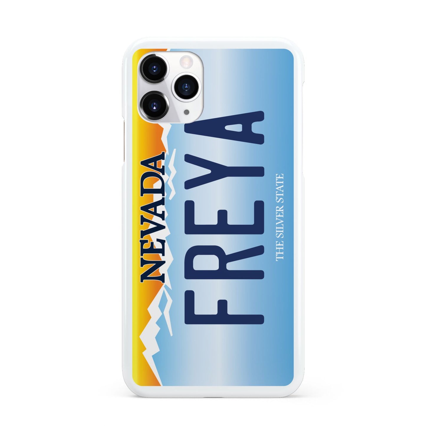 Personalised Nevada License Plate iPhone 11 Pro 3D Snap Case