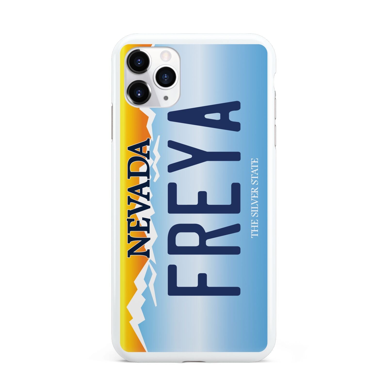 Personalised Nevada License Plate iPhone 11 Pro Max 3D Tough Case