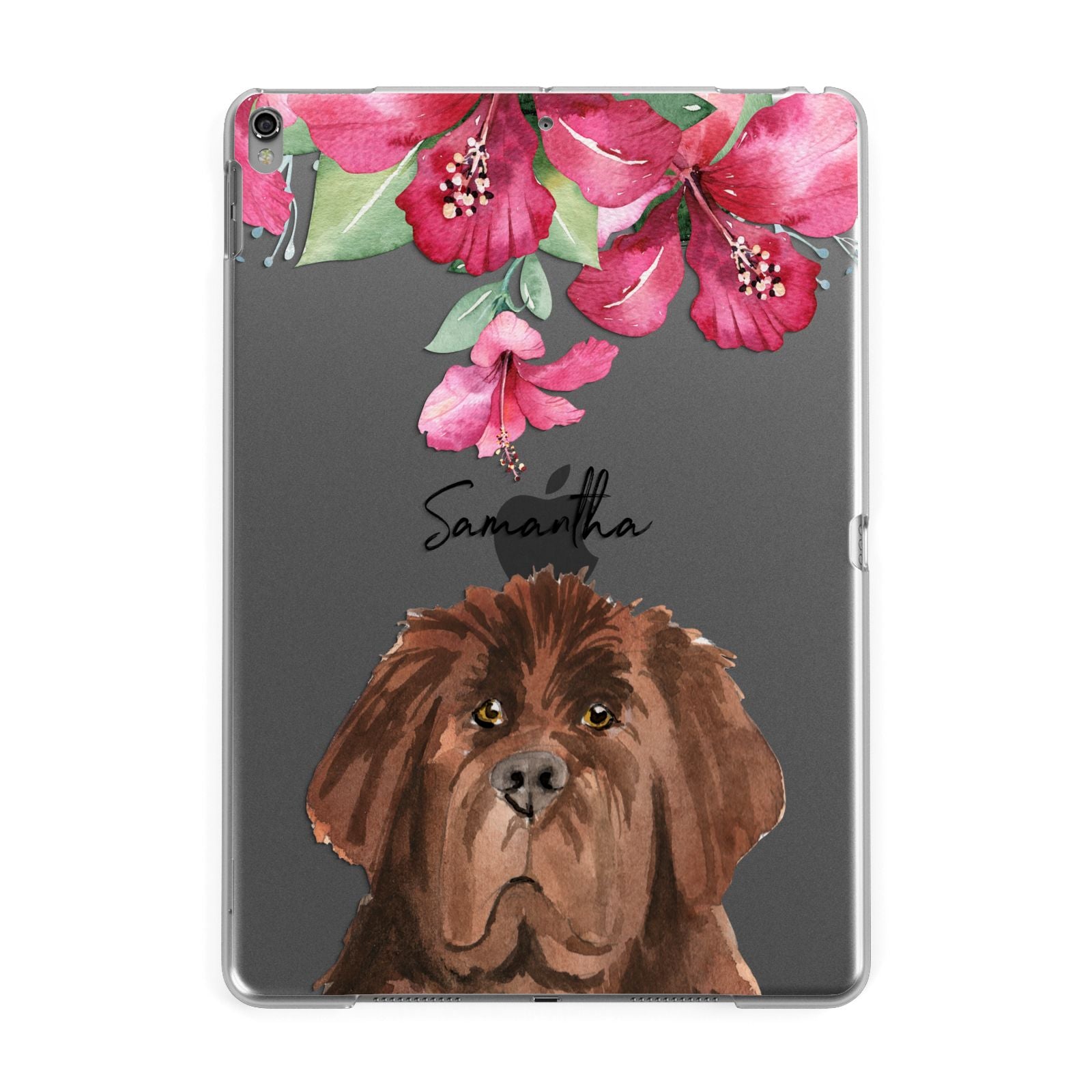 Personalised Newfoundland Apple iPad Grey Case