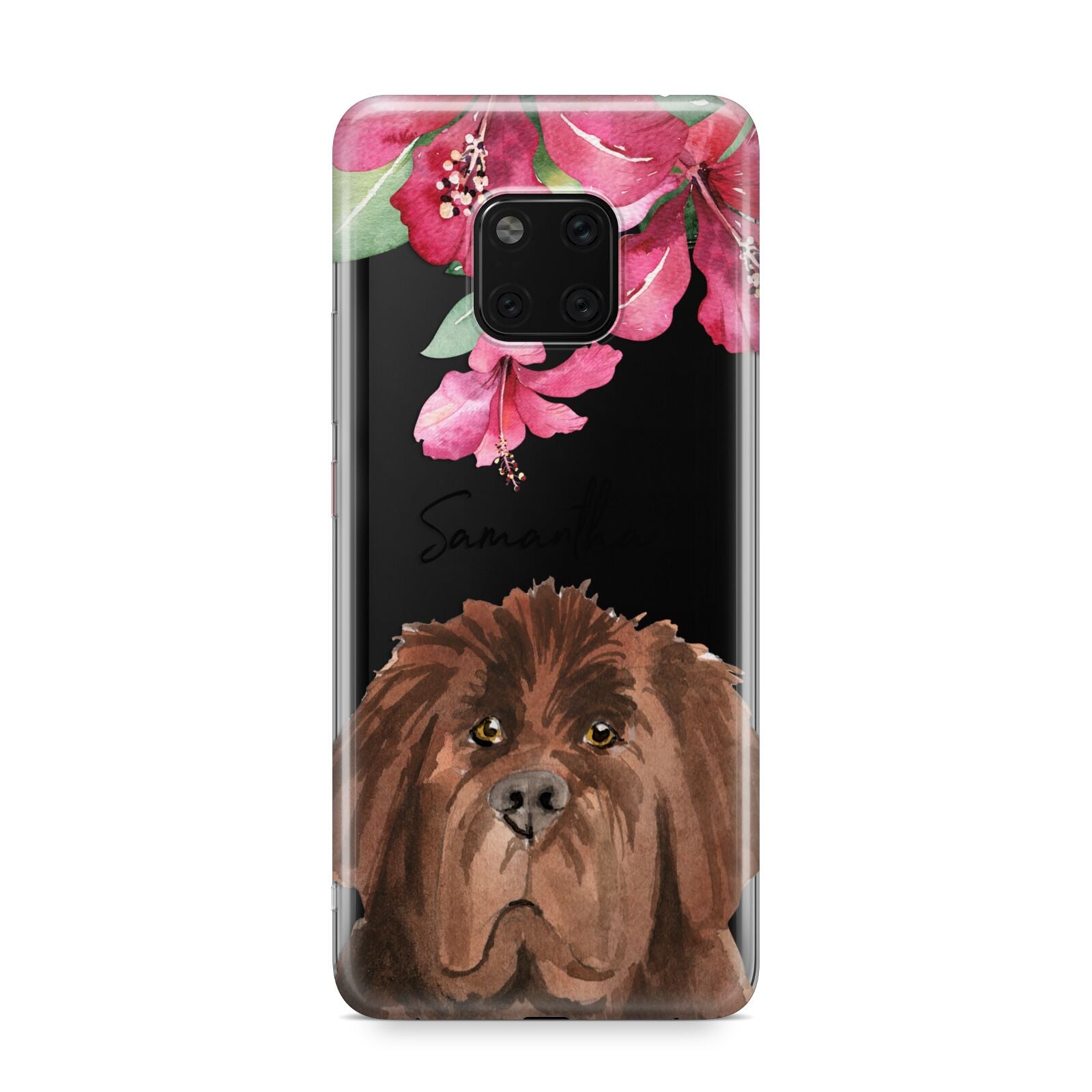 Personalised Newfoundland Huawei Mate 20 Pro Phone Case