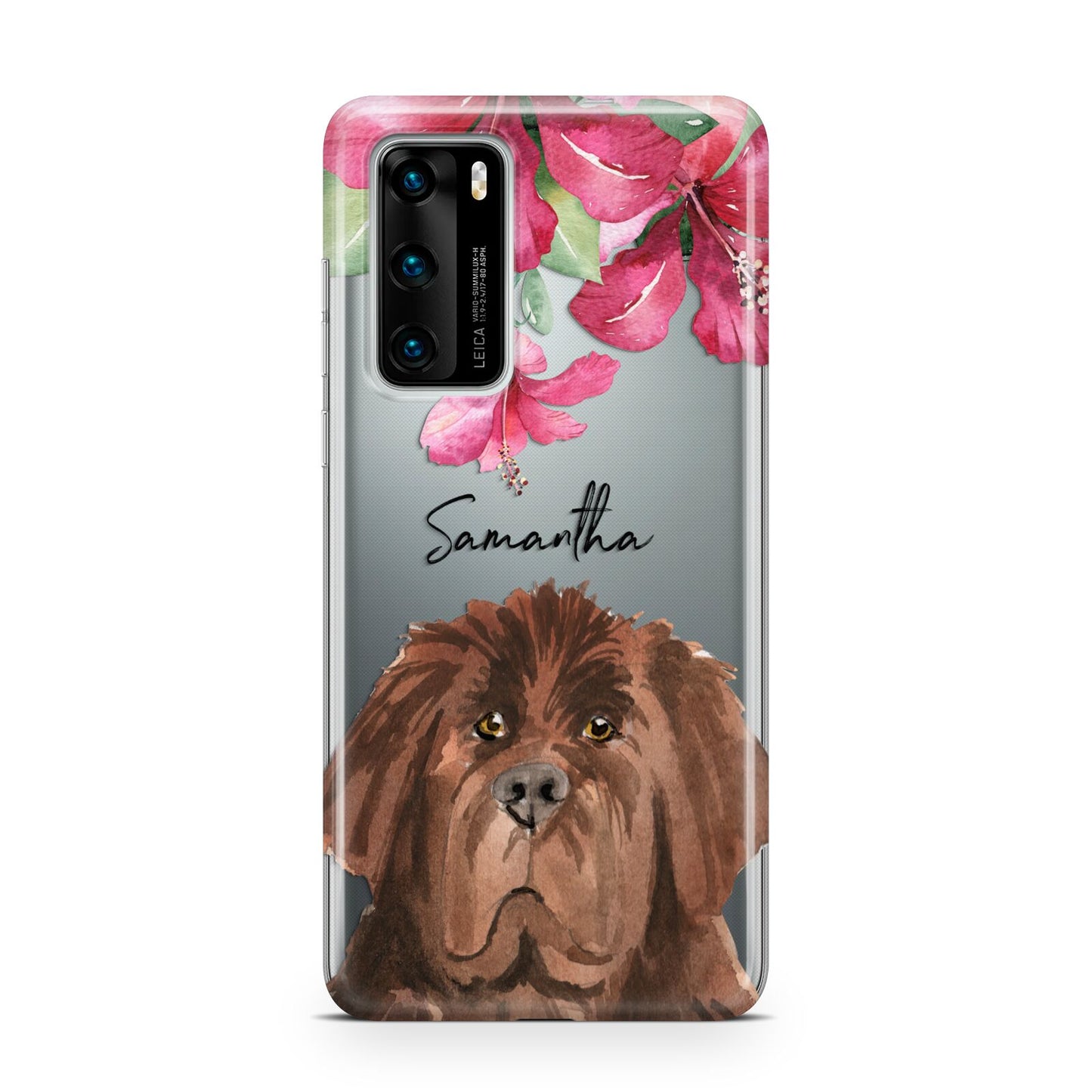 Personalised Newfoundland Huawei P40 Phone Case