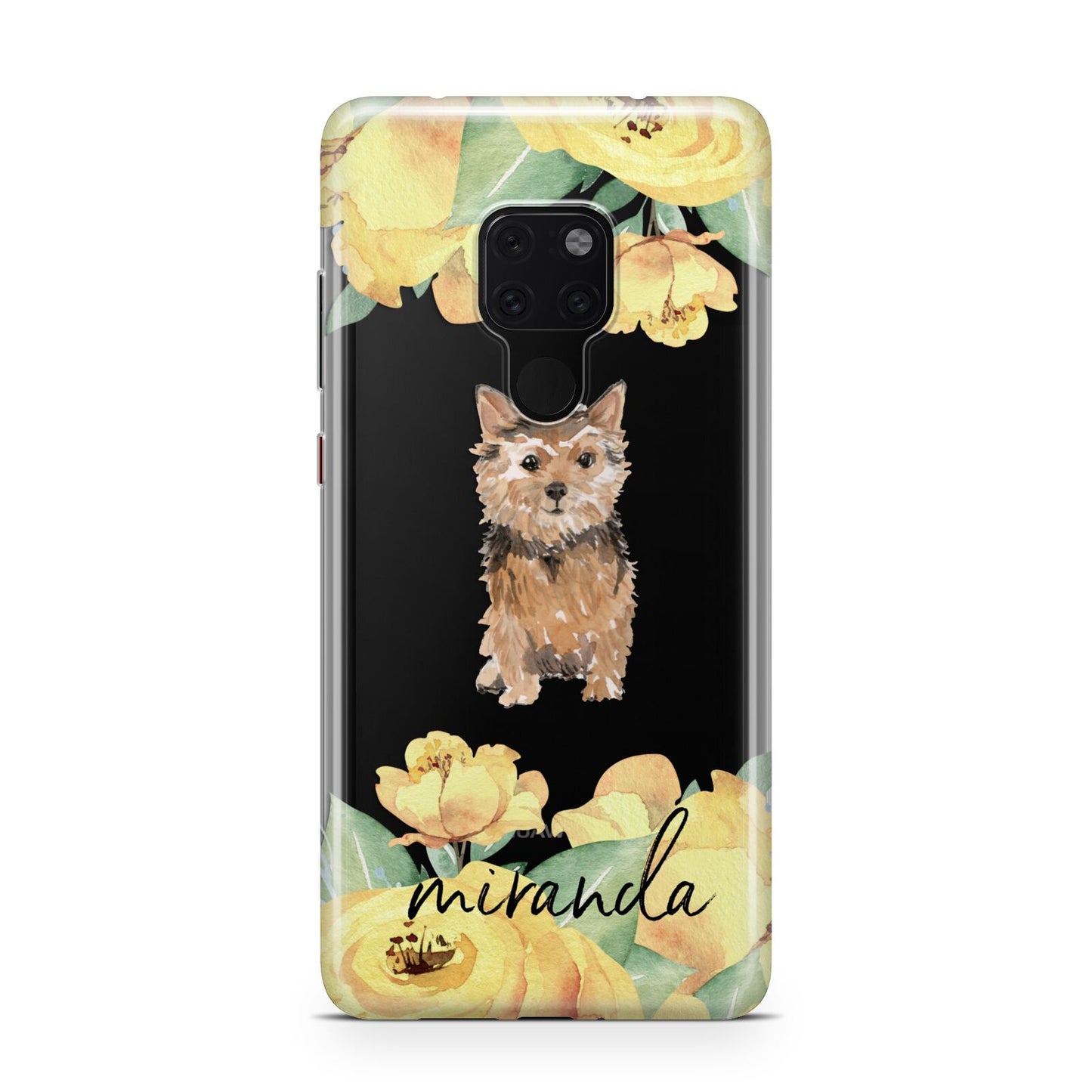 Personalised Norwich Terrier Huawei Mate 20 Phone Case