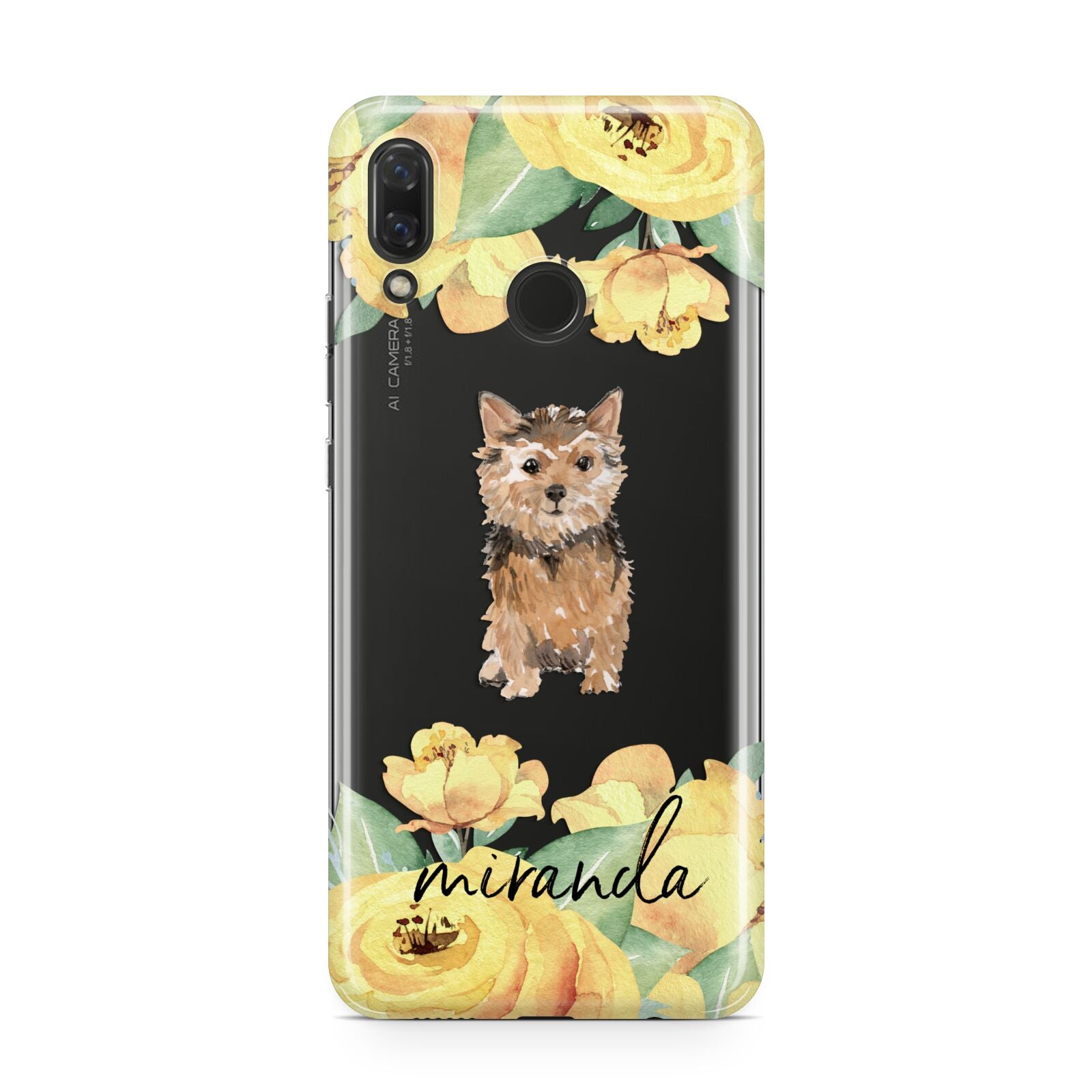 Personalised Norwich Terrier Huawei Nova 3 Phone Case