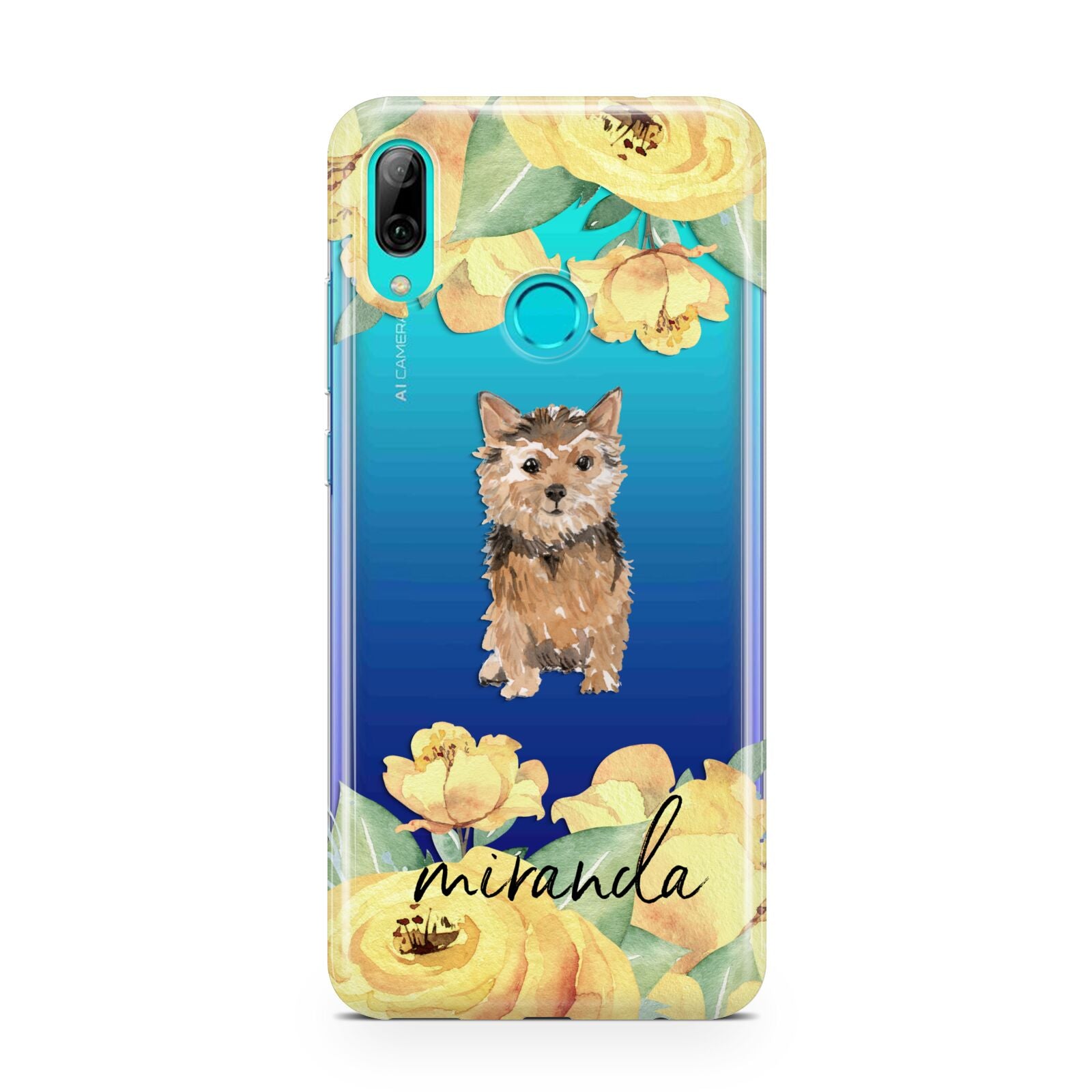 Personalised Norwich Terrier Huawei P Smart 2019 Case