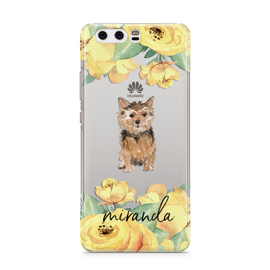 Personalised Norwich Terrier Huawei P10 Phone Case