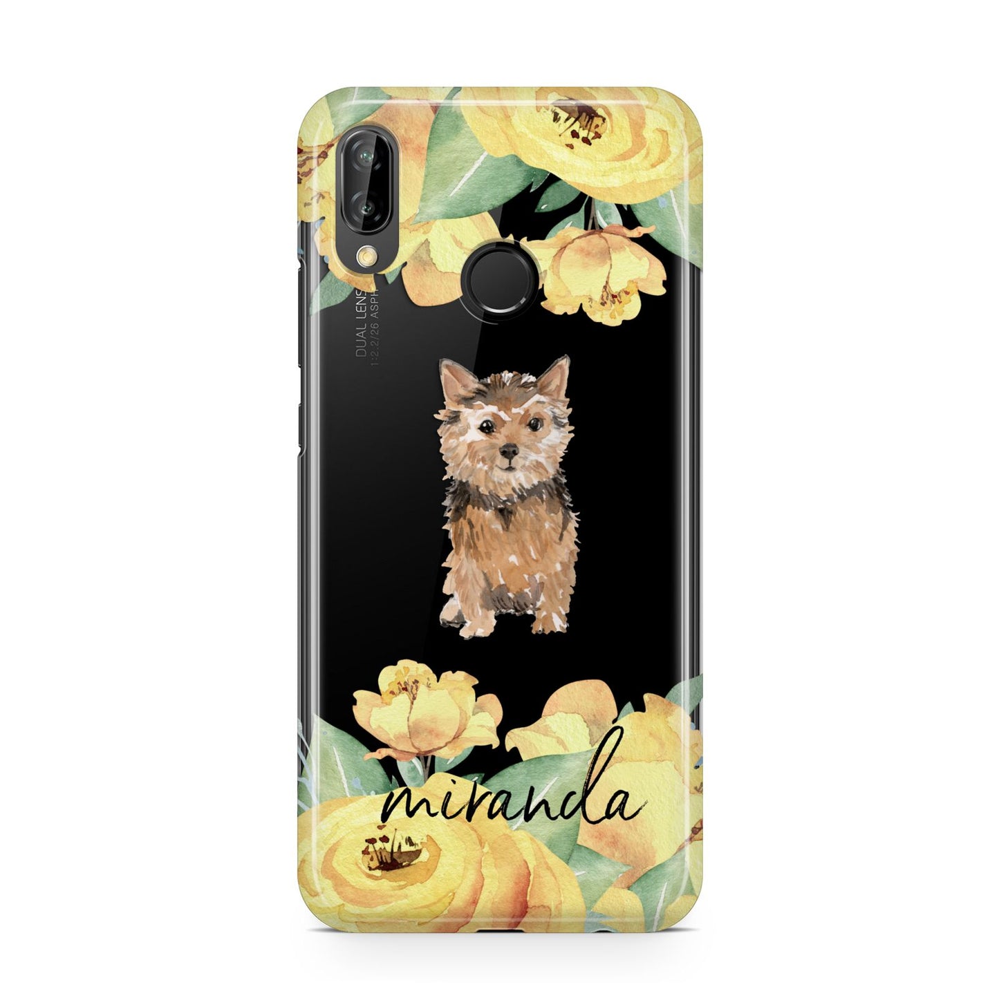 Personalised Norwich Terrier Huawei P20 Lite Phone Case