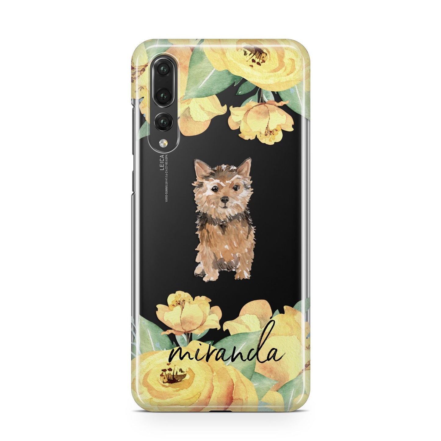 Personalised Norwich Terrier Huawei P20 Pro Phone Case