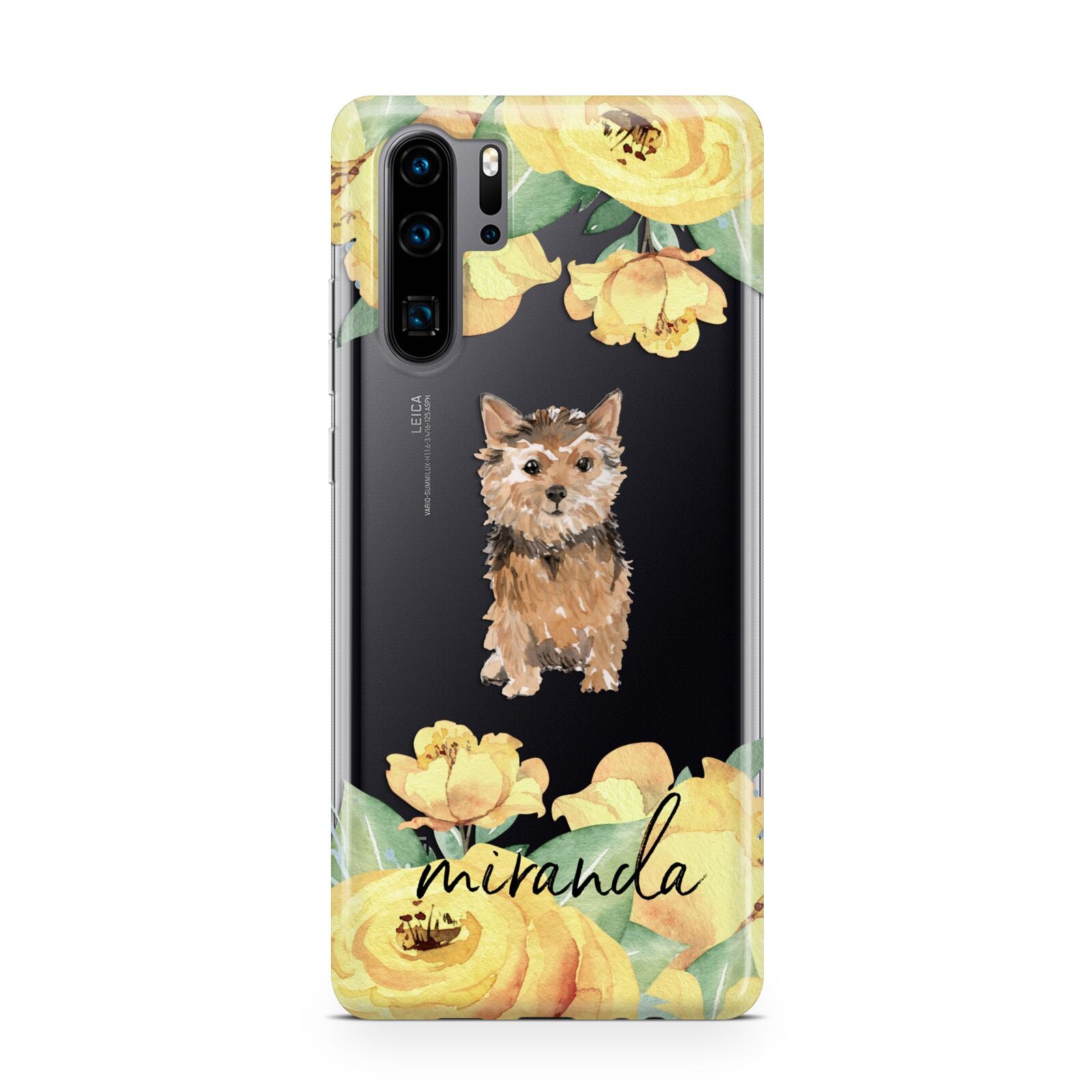 Personalised Norwich Terrier Huawei P30 Pro Phone Case