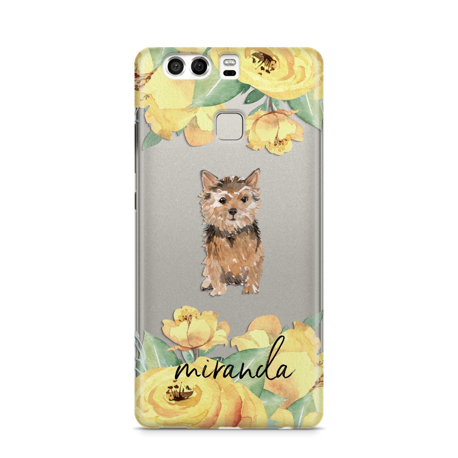 Personalised Norwich Terrier Huawei P9 Case