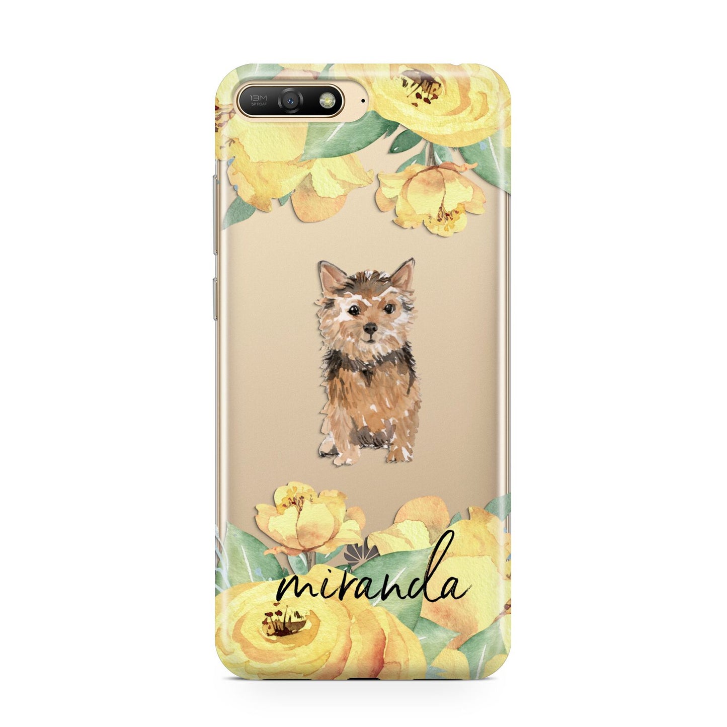 Personalised Norwich Terrier Huawei Y6 2018