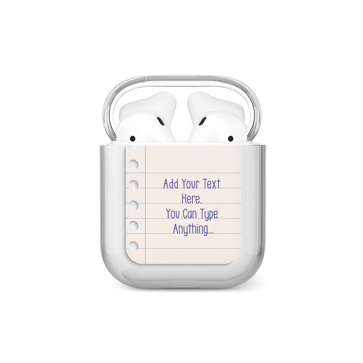 Personalised Notepad AirPods Case