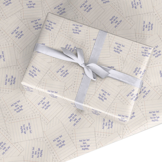 Personalised Notepad Custom Wrapping Paper