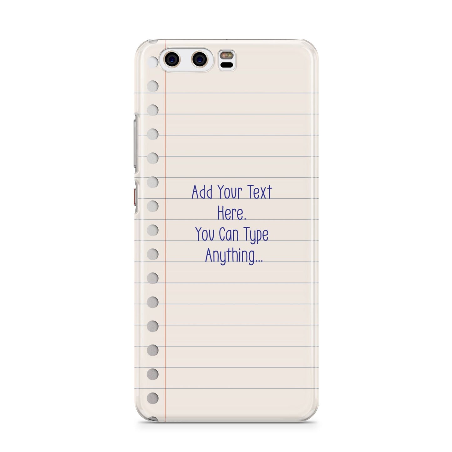 Personalised Notepad Huawei P10 Phone Case