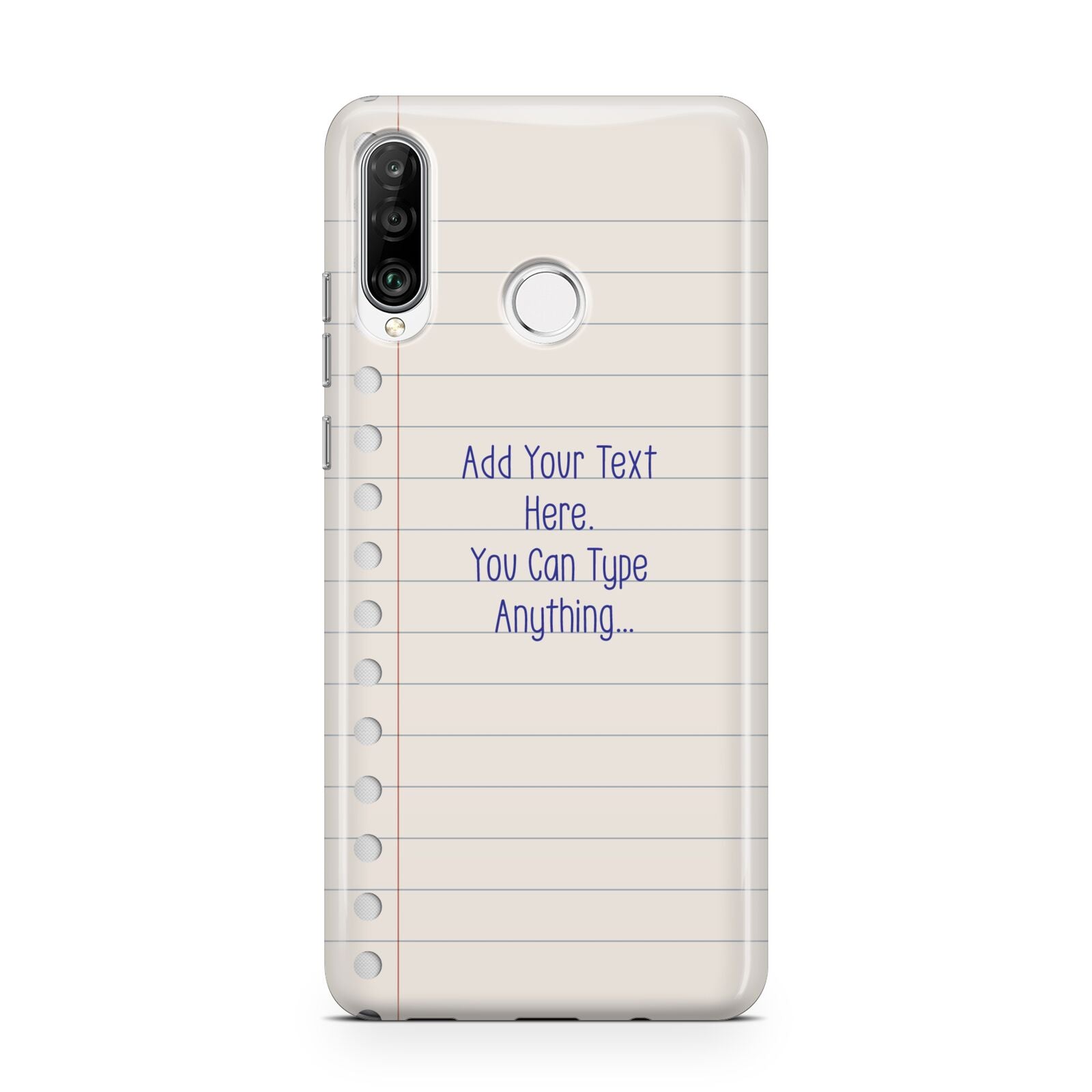 Personalised Notepad Huawei P30 Lite Phone Case