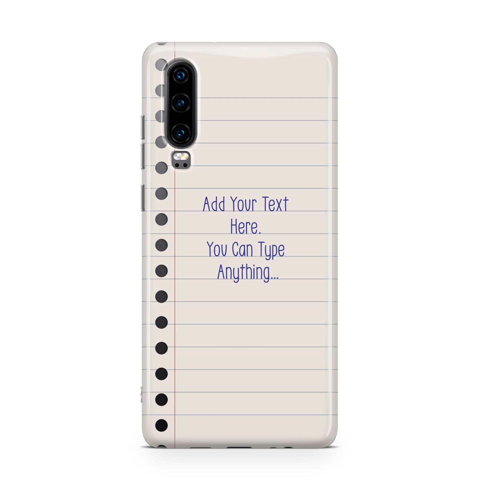 Personalised Notepad Huawei P30 Phone Case