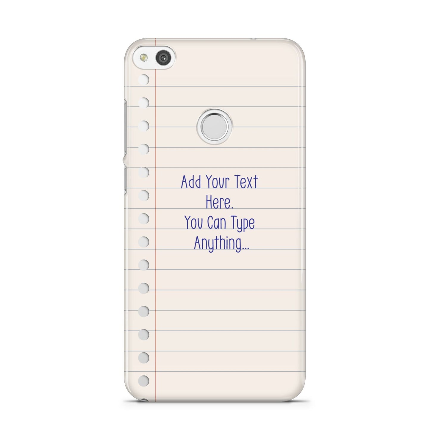 Personalised Notepad Huawei P8 Lite Case